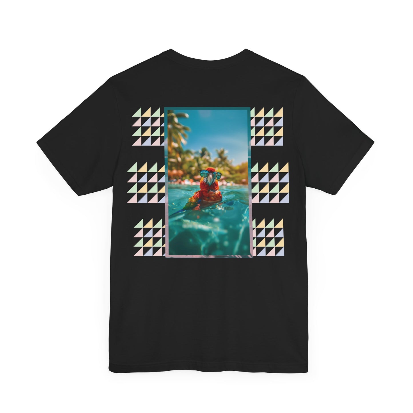 Beach Parrot Unisex Short Sleeve Tee