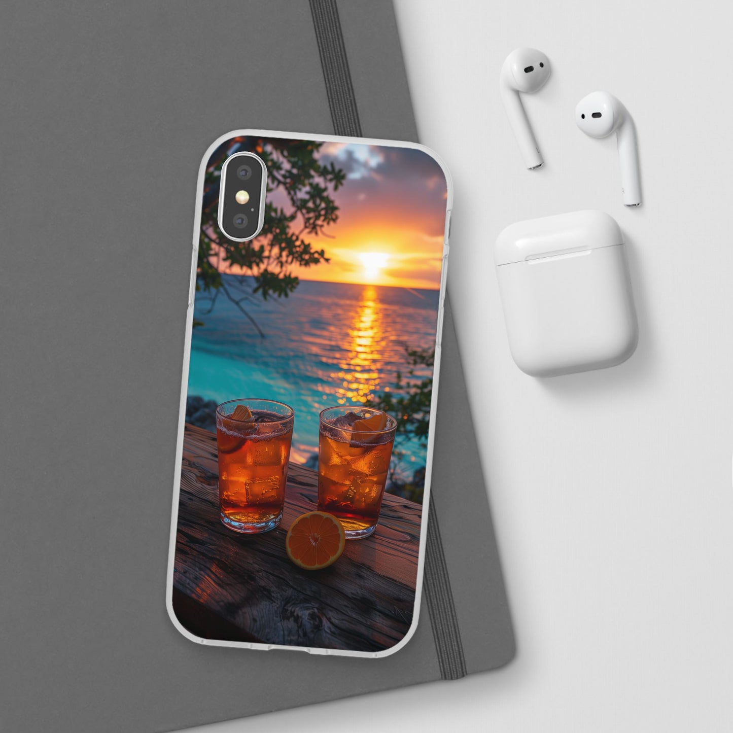 Sunrise Sunset Beach Beverages #3 iPhone & Samsung Flexi Cases