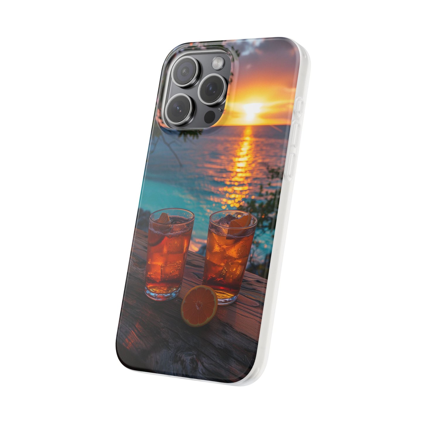 Sunrise Sunset Beach Beverages #3 iPhone & Samsung Flexi Cases