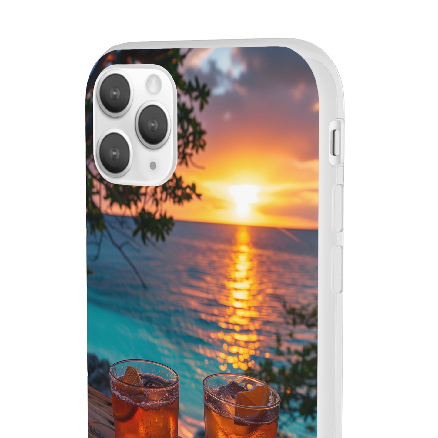Sunrise Sunset Beach Beverages #3 iPhone & Samsung Flexi Cases