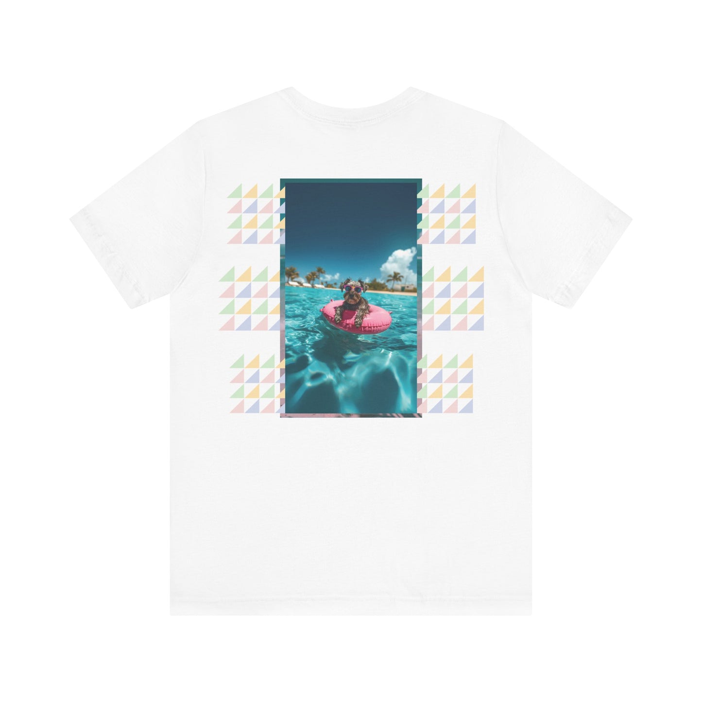 Beach Schnauzer Unisex Short Sleeve Tee