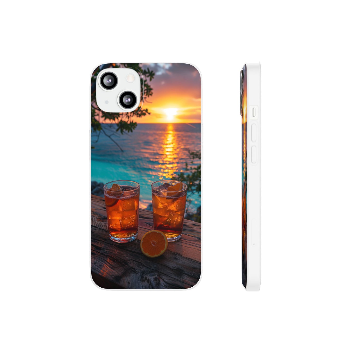 Sunrise Sunset Beach Beverages #3 iPhone & Samsung Flexi Cases