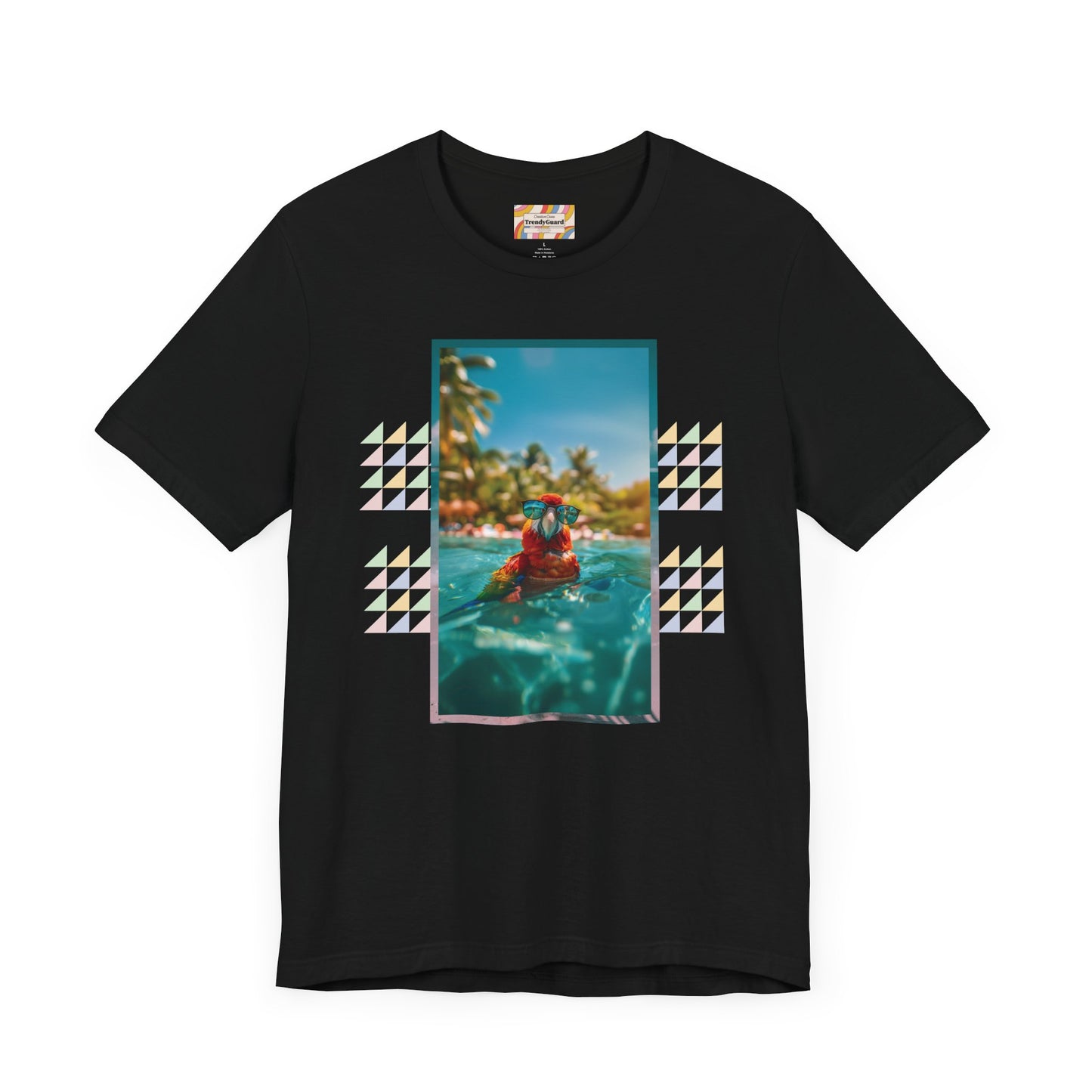 Beach Parrot Unisex Short Sleeve Tee