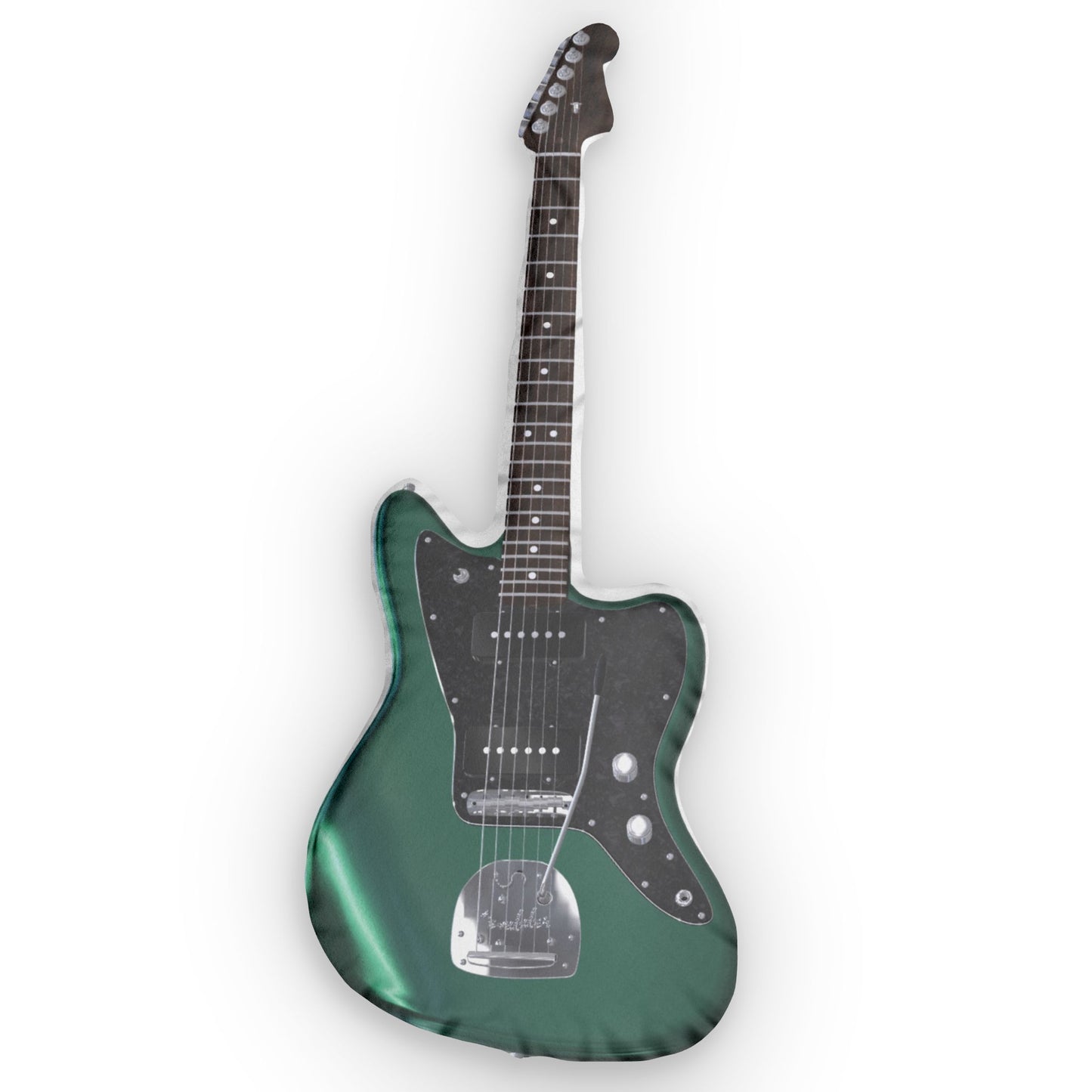 Blender Guitar Shaped Pillow