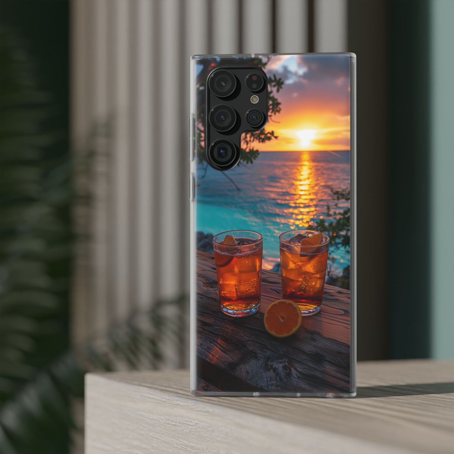 Sunrise Sunset Beach Beverages #3 iPhone & Samsung Flexi Cases
