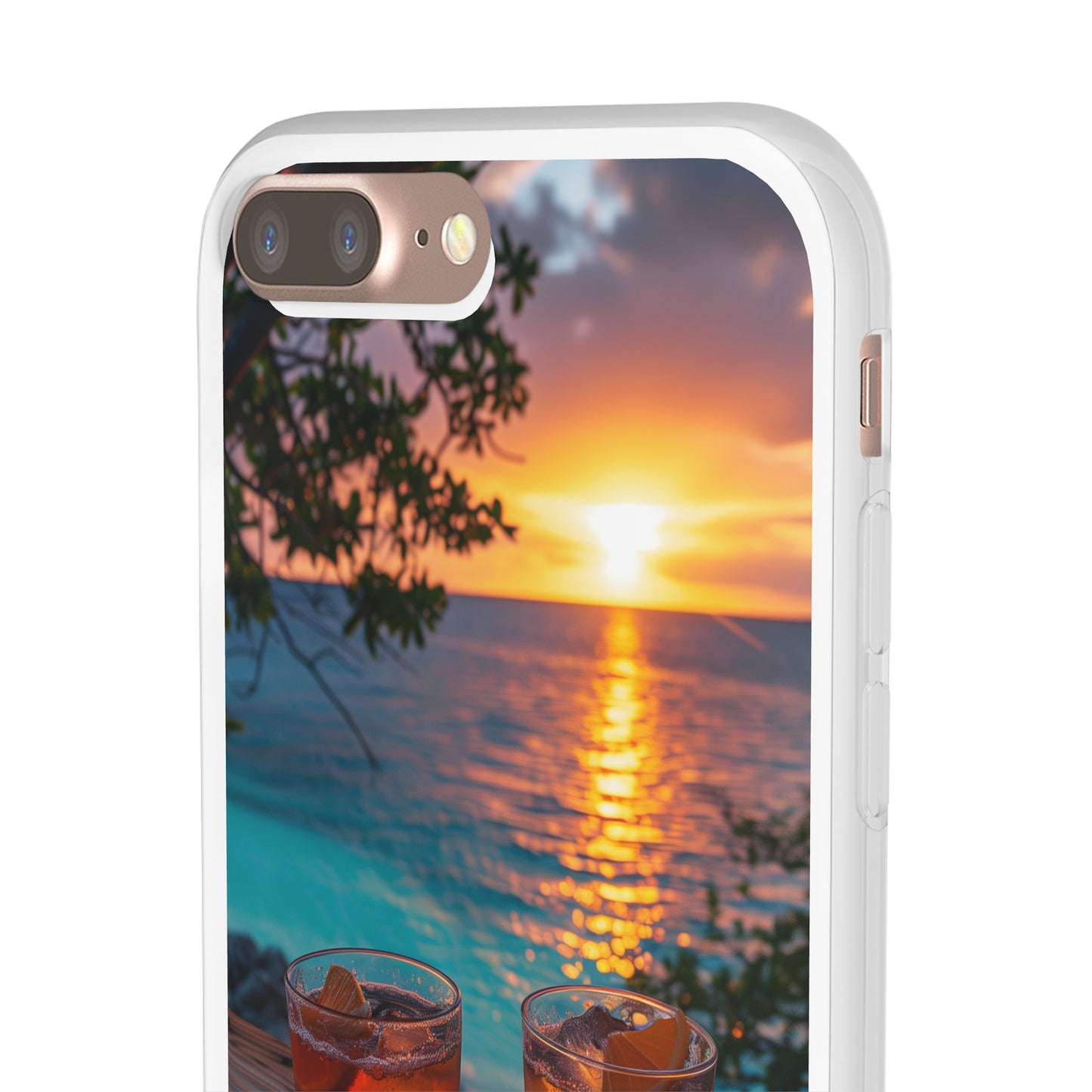 Sunrise Sunset Beach Beverages #3 iPhone & Samsung Flexi Cases