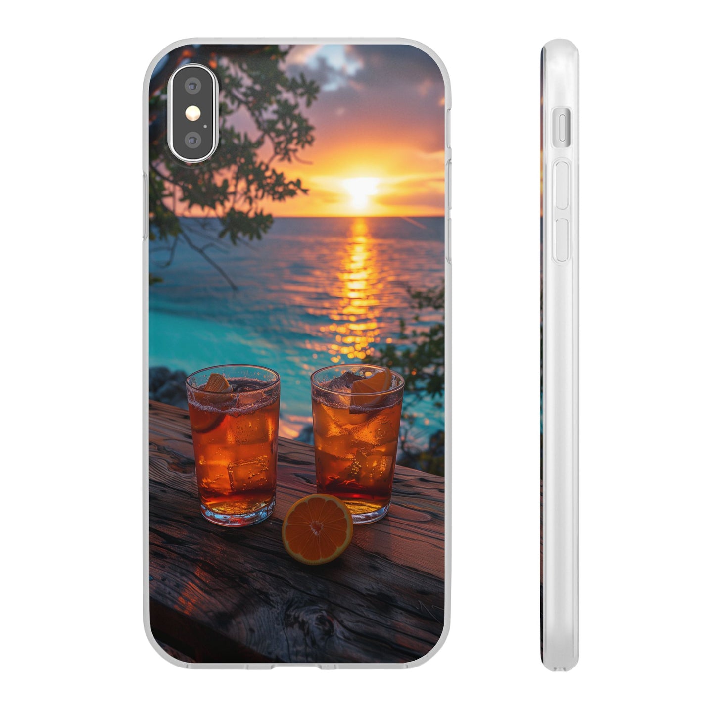 Sunrise Sunset Beach Beverages #3 iPhone & Samsung Flexi Cases