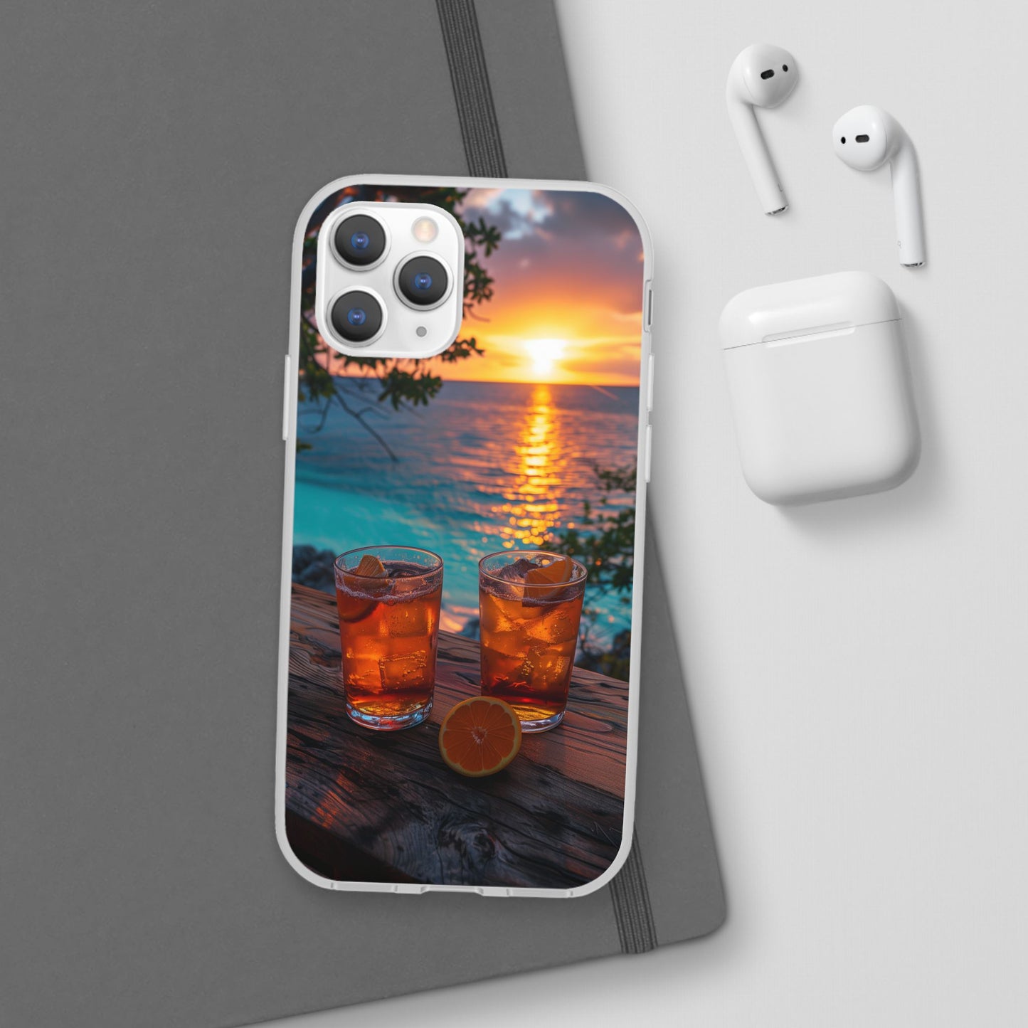 Sunrise Sunset Beach Beverages #3 iPhone & Samsung Flexi Cases