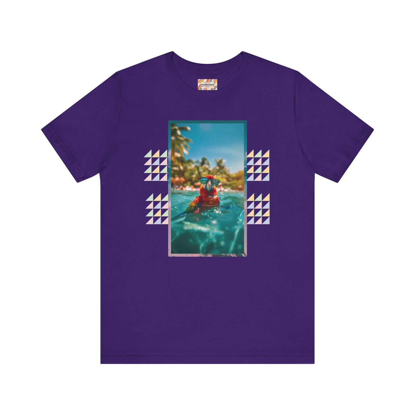 Beach Parrot Unisex Short Sleeve Tee