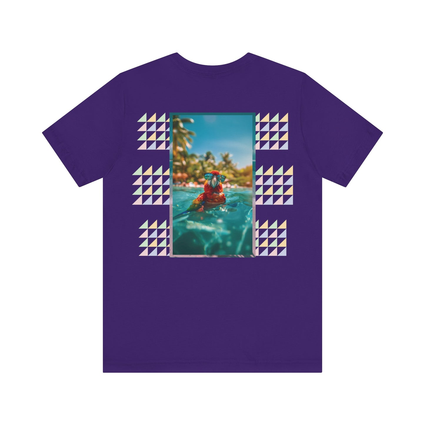 Beach Parrot Unisex Short Sleeve Tee