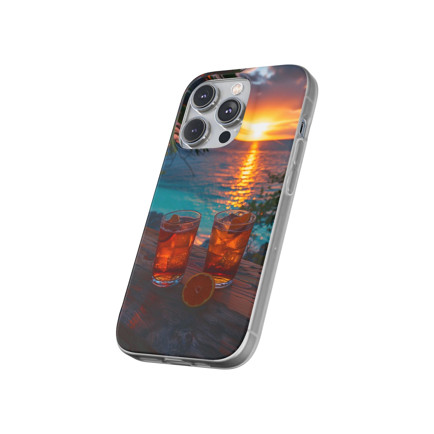 Sunrise Sunset Beach Beverages #3 iPhone & Samsung Flexi Cases