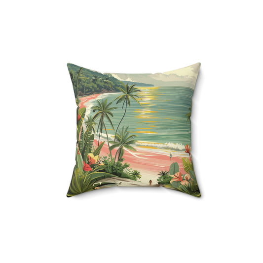 Tropical Vibes Square Pillow
