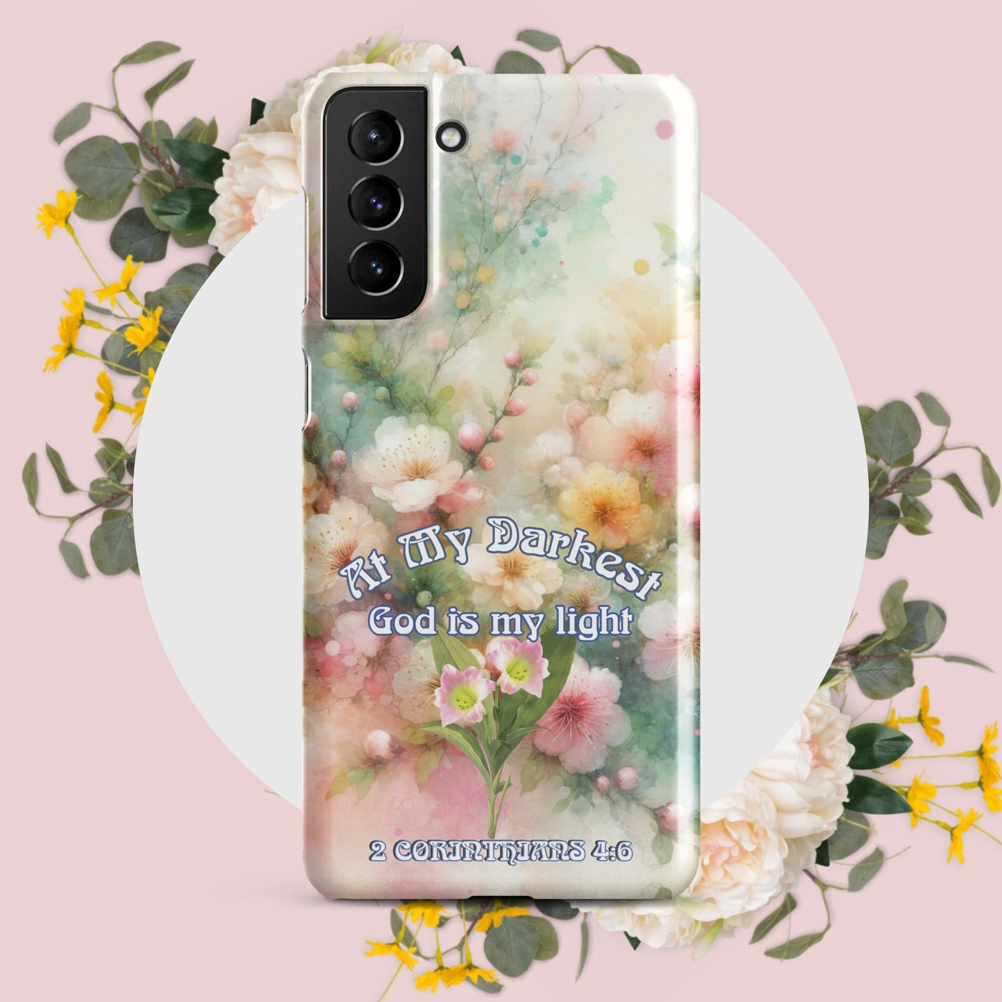Trendyguard At My Darkest God Is My Light Snap case for Samsung®