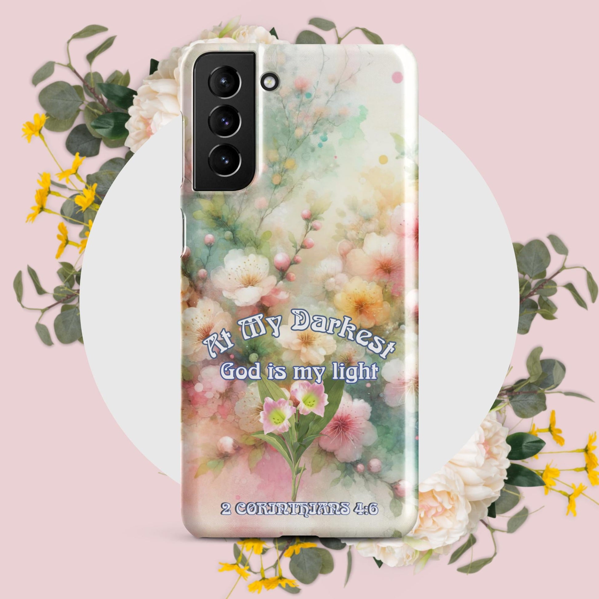 Trendyguard At My Darkest God Is My Light Snap case for Samsung®