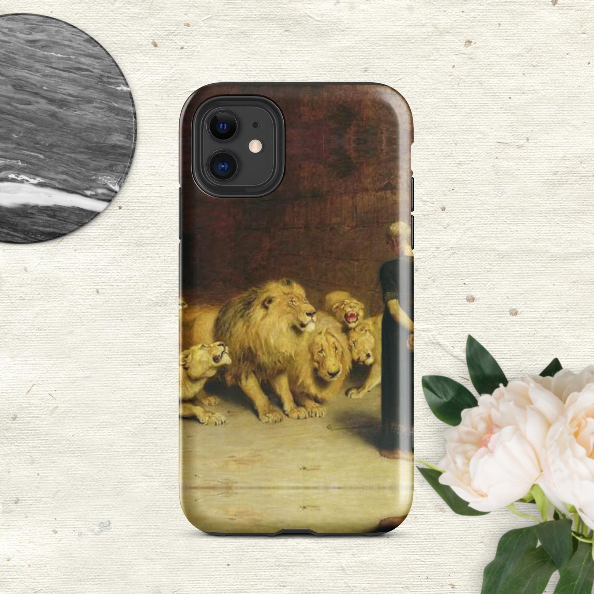 The Hologram Hook Up Glossy / iPhone 11 Briton's Lions Tough Case for iPhone®