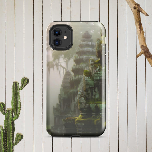 The Hologram Hook Up Glossy / iPhone 11 Cascading Temples Tough Case for iPhone®