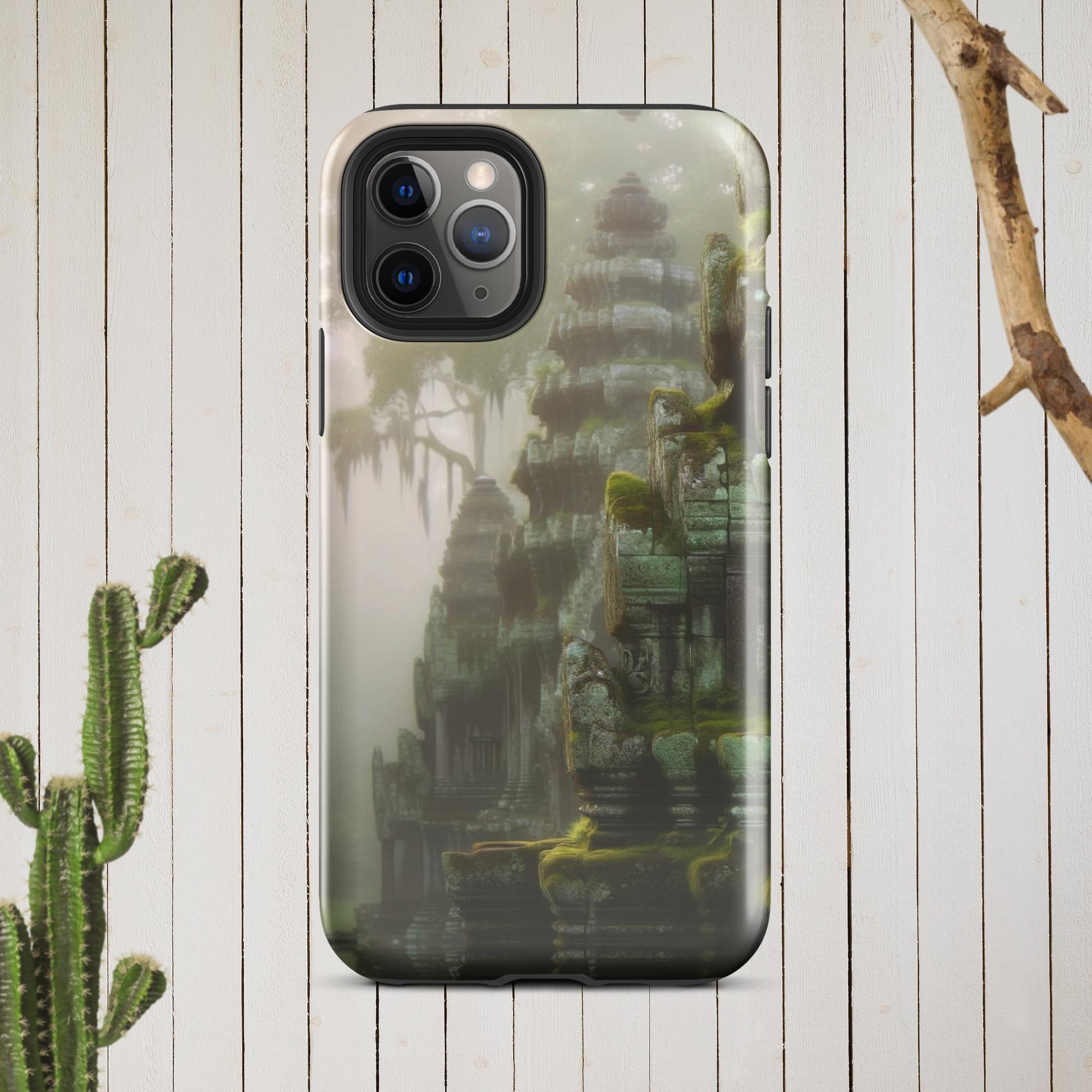 The Hologram Hook Up Glossy / iPhone 11 Pro Cascading Temples Tough Case for iPhone®