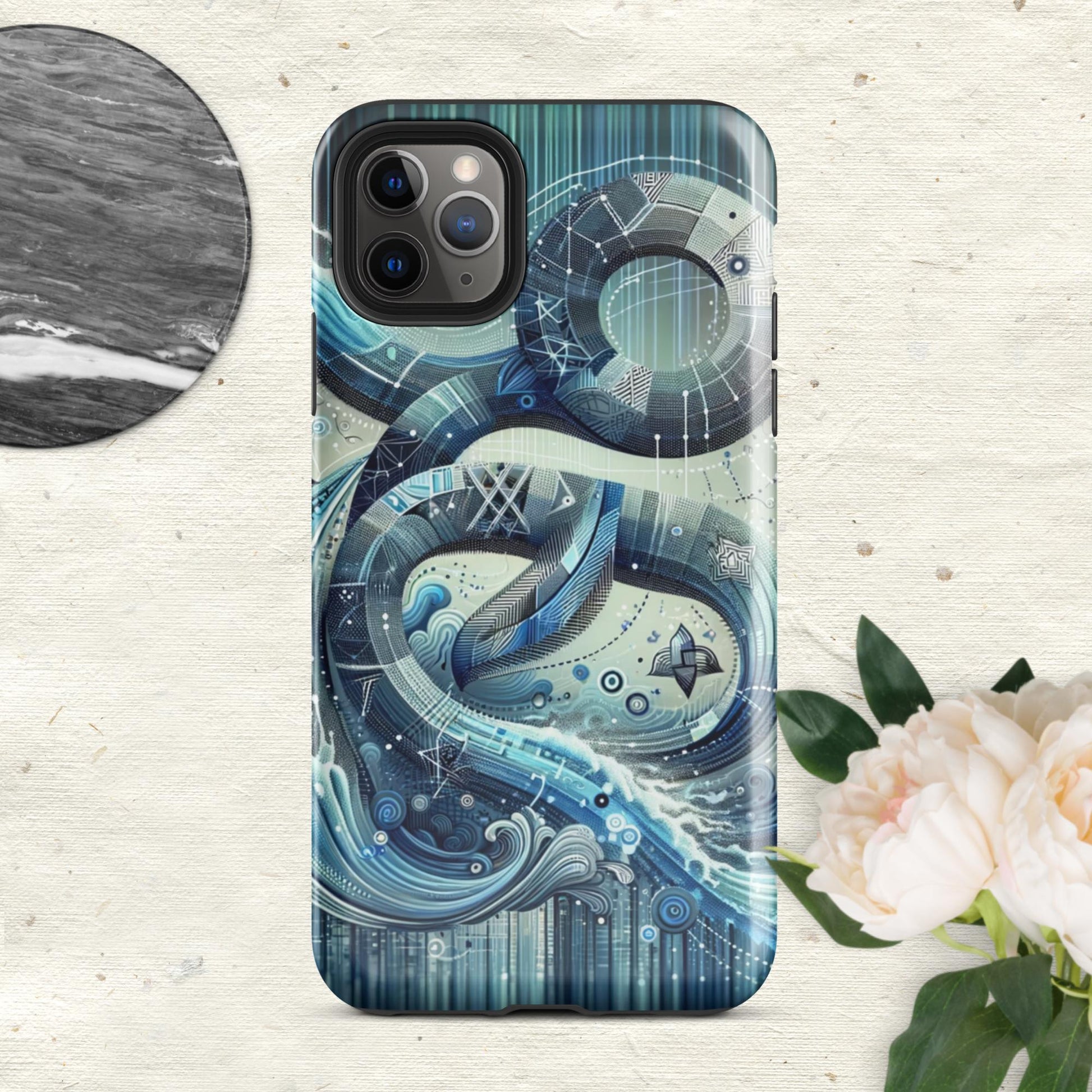 The Hologram Hook Up Glossy / iPhone 11 Pro Max Aquarius Tough Case for iPhone®