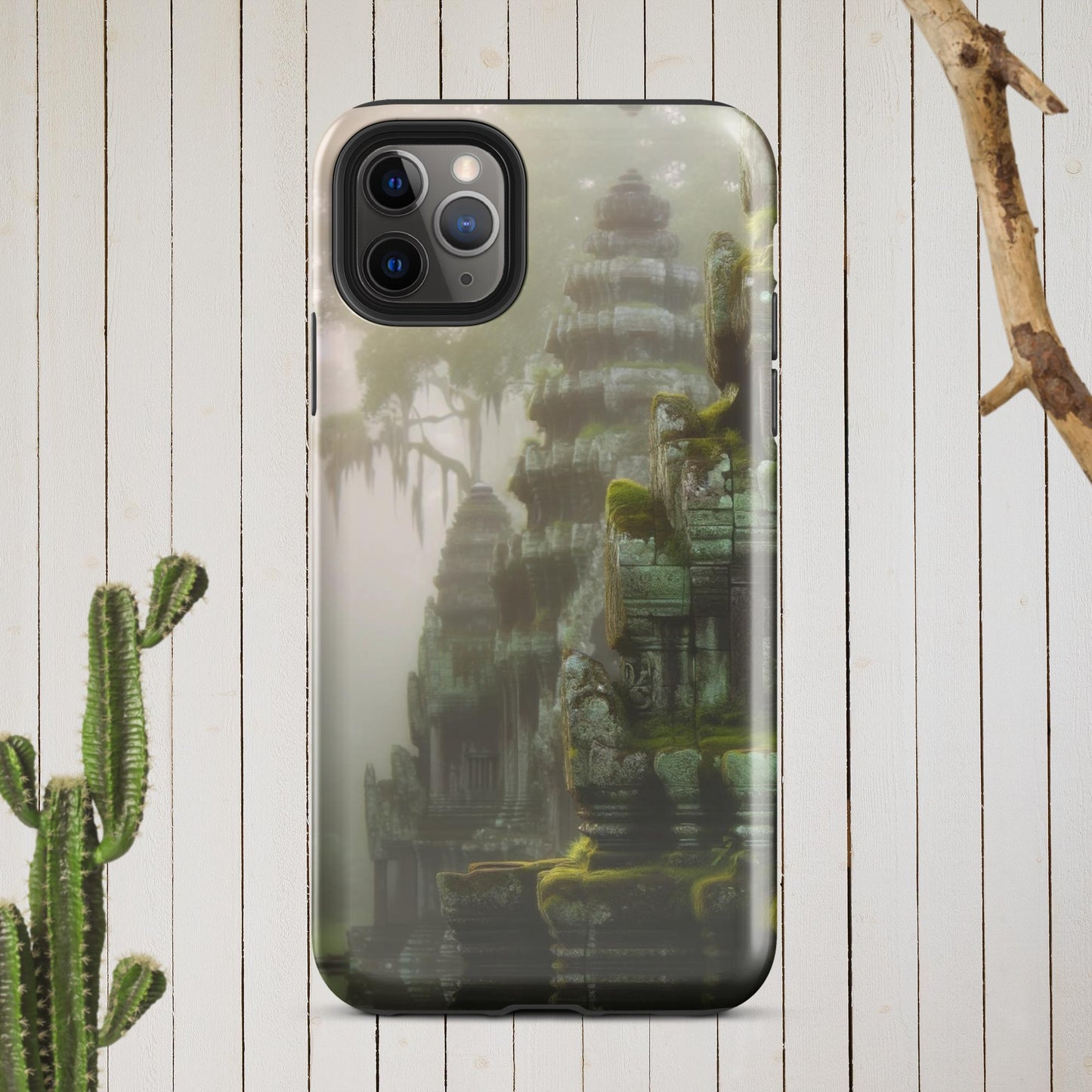 The Hologram Hook Up Glossy / iPhone 11 Pro Max Cascading Temples Tough Case for iPhone®