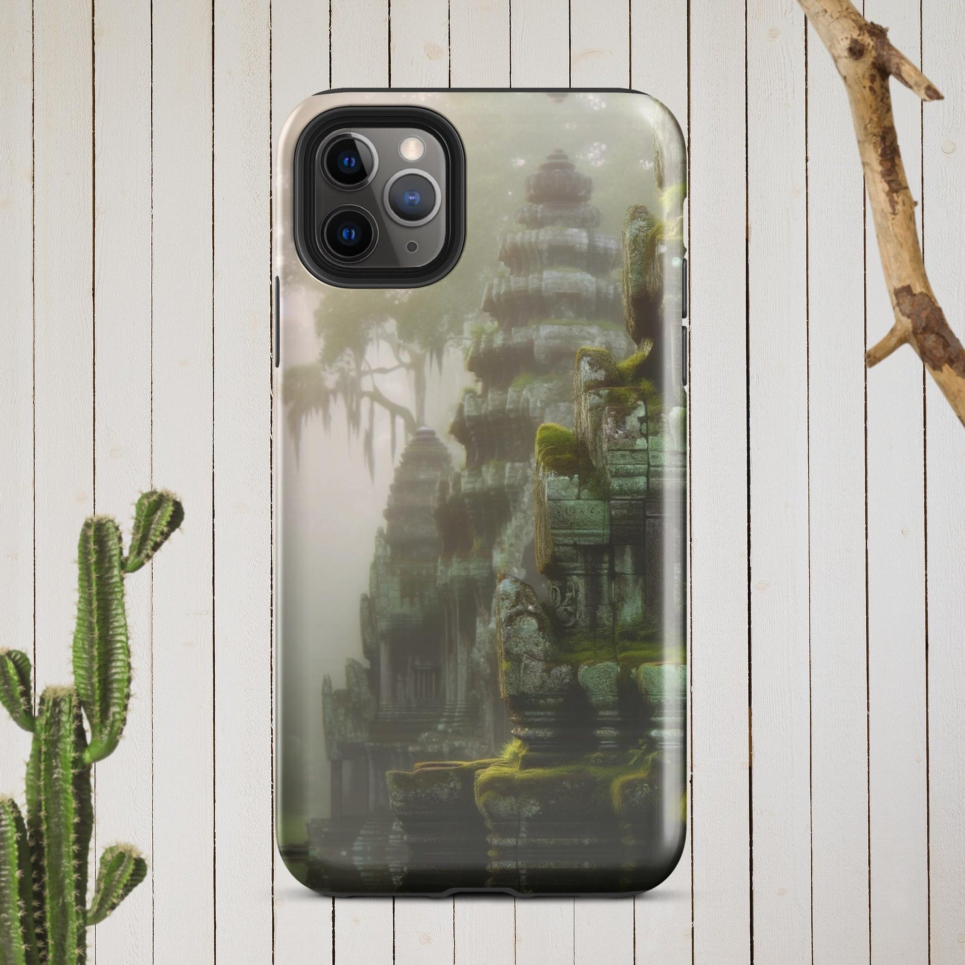 The Hologram Hook Up Glossy / iPhone 11 Pro Max Cascading Temples Tough Case for iPhone®