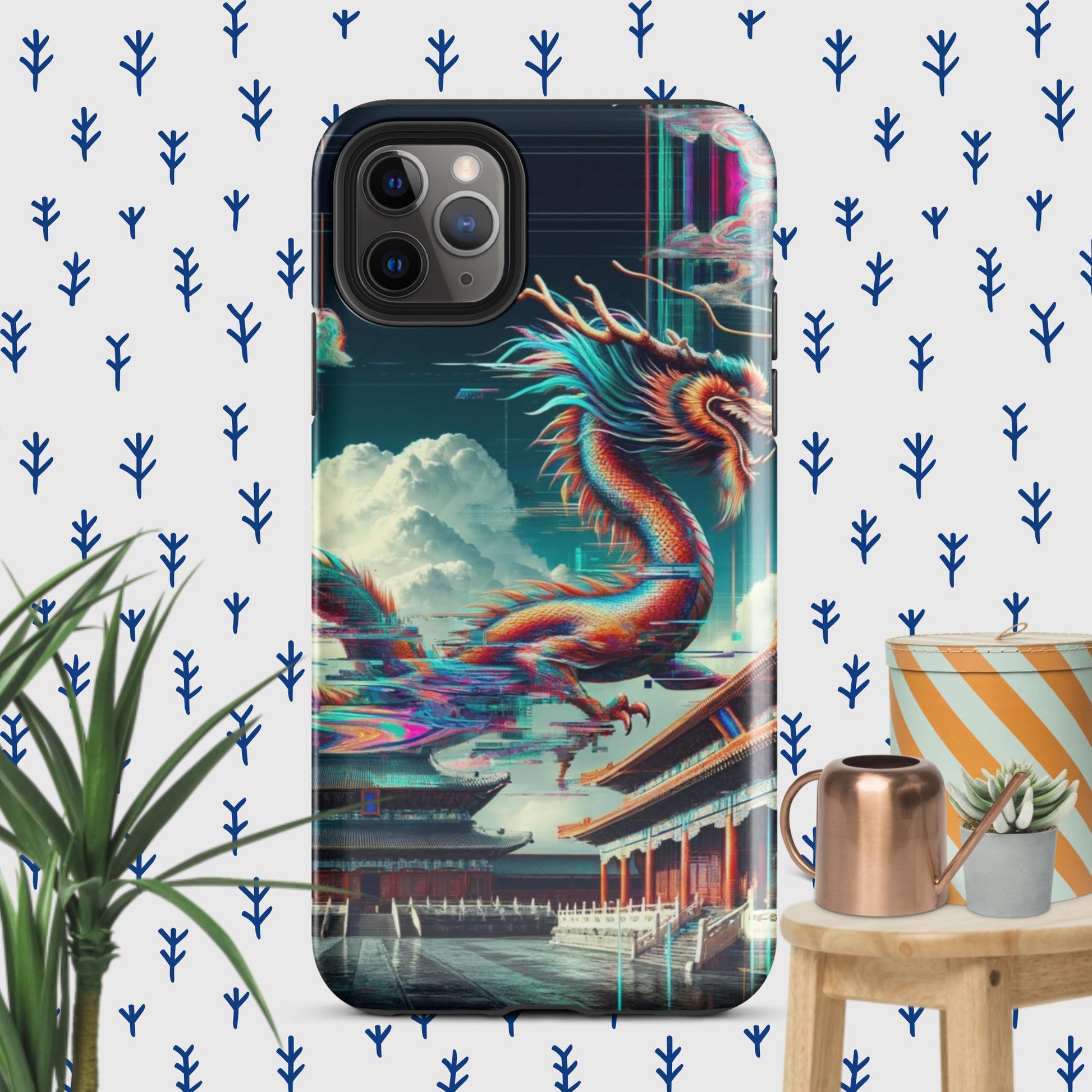 The Hologram Hook Up Glossy / iPhone 11 Pro Max Dragon Glitch Tough Case for iPhone®