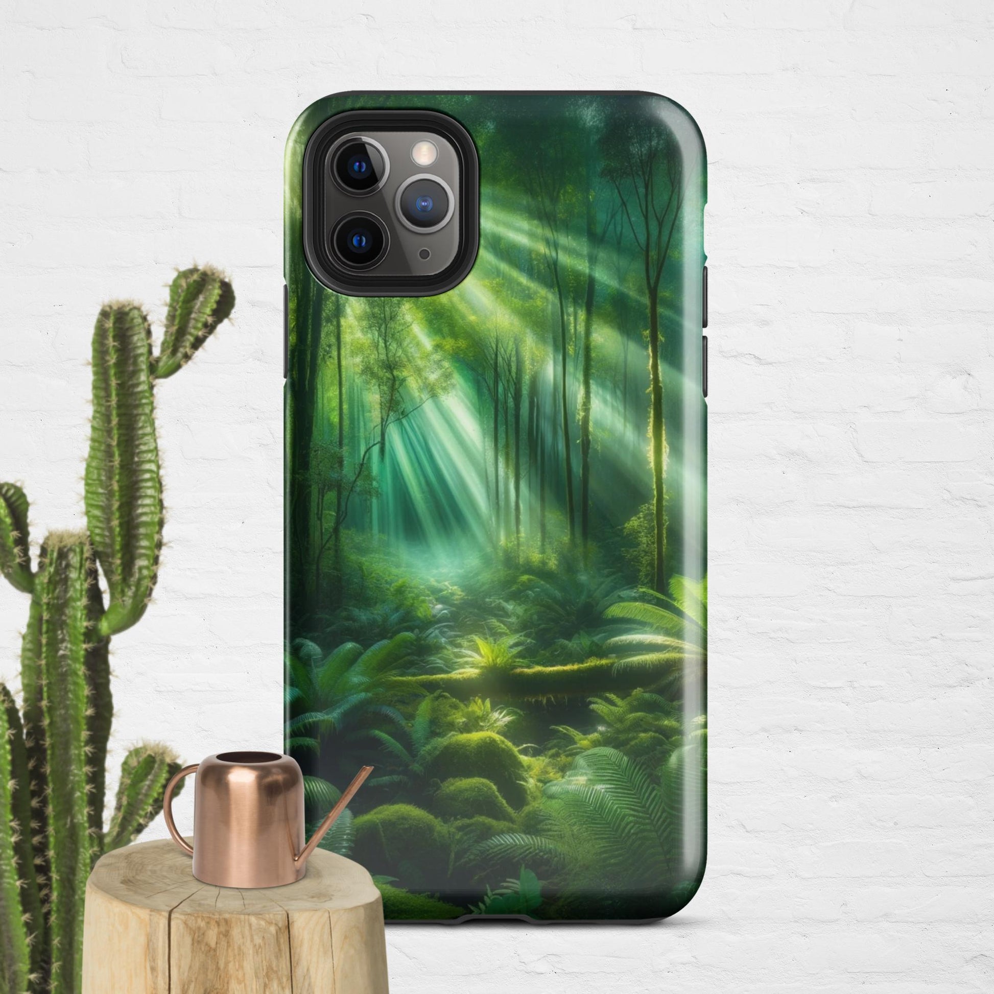 The Hologram Hook Up Glossy / iPhone 11 Pro Max Forest Light Tough Case for iPhone®