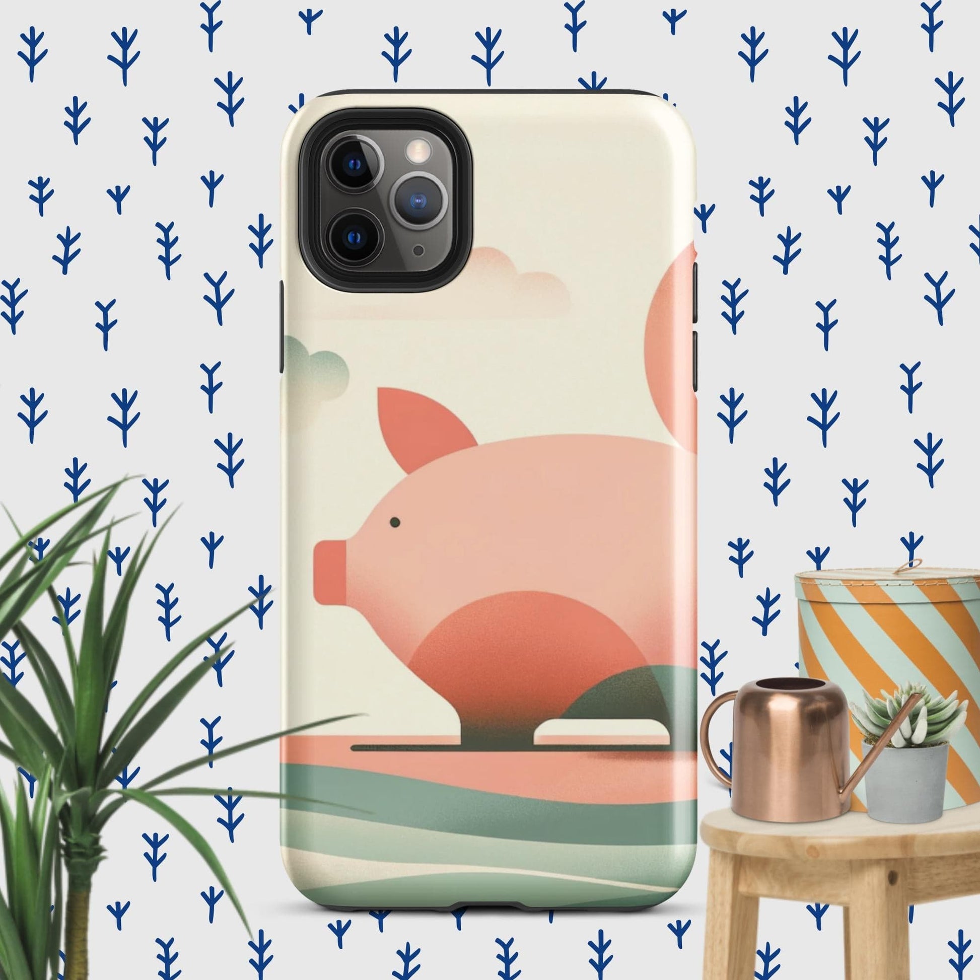 The Hologram Hook Up Glossy / iPhone 11 Pro Max Pig Icon Tough Case for iPhone®