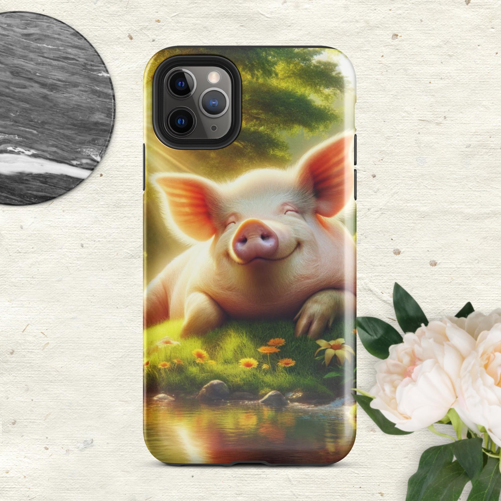 The Hologram Hook Up Glossy / iPhone 11 Pro Max Pig Tough Case for iPhone®