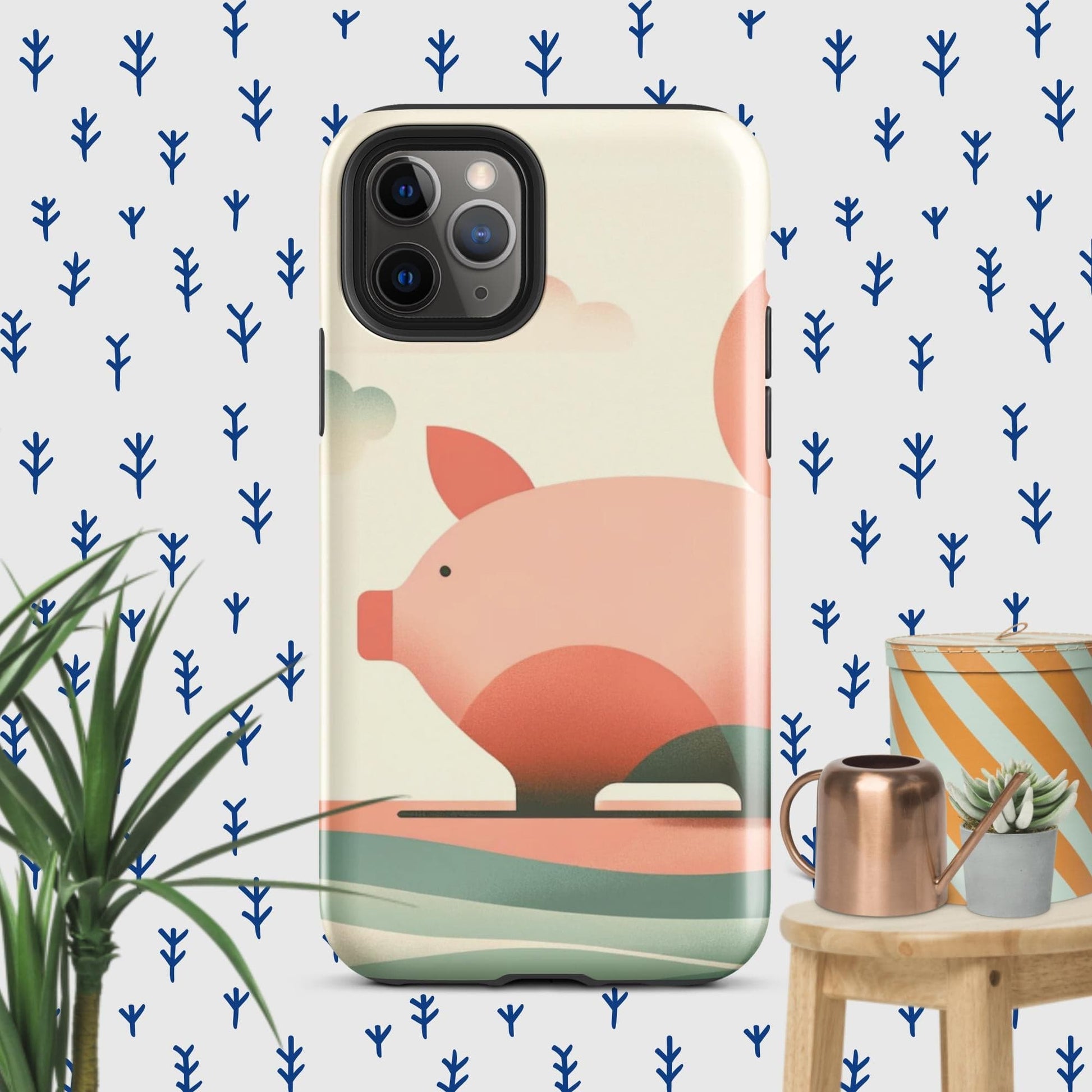 The Hologram Hook Up Glossy / iPhone 11 Pro Pig Icon Tough Case for iPhone®