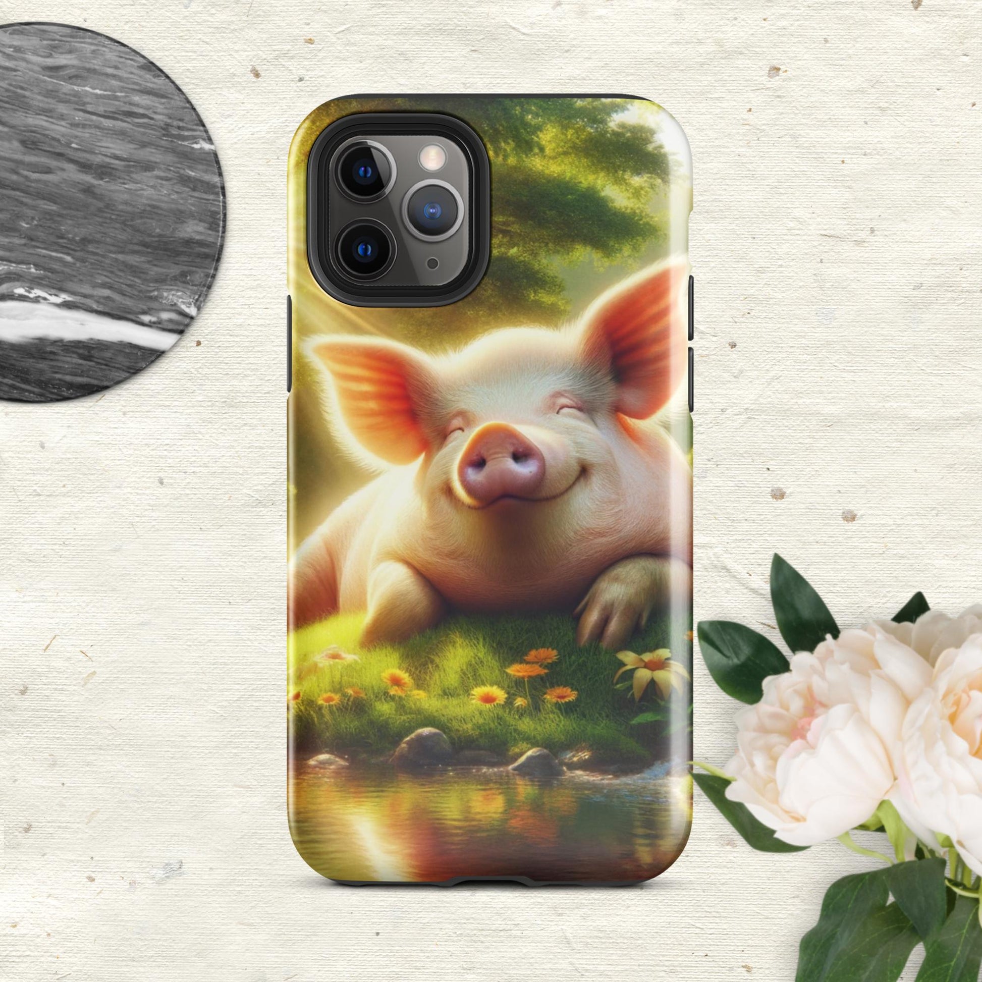 The Hologram Hook Up Glossy / iPhone 11 Pro Pig Tough Case for iPhone®