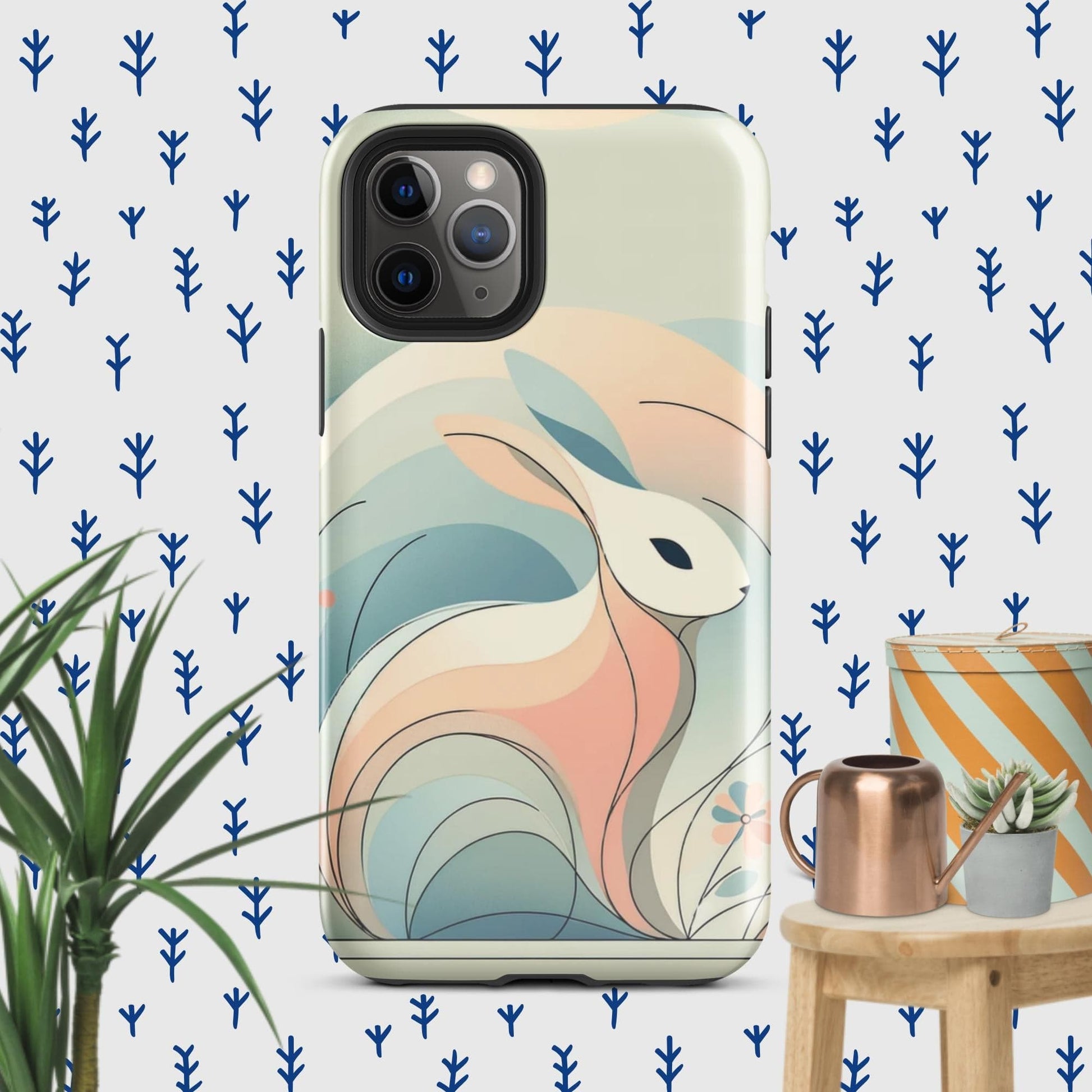 The Hologram Hook Up Glossy / iPhone 11 Pro Rabbit Icon Tough Case for iPhone®