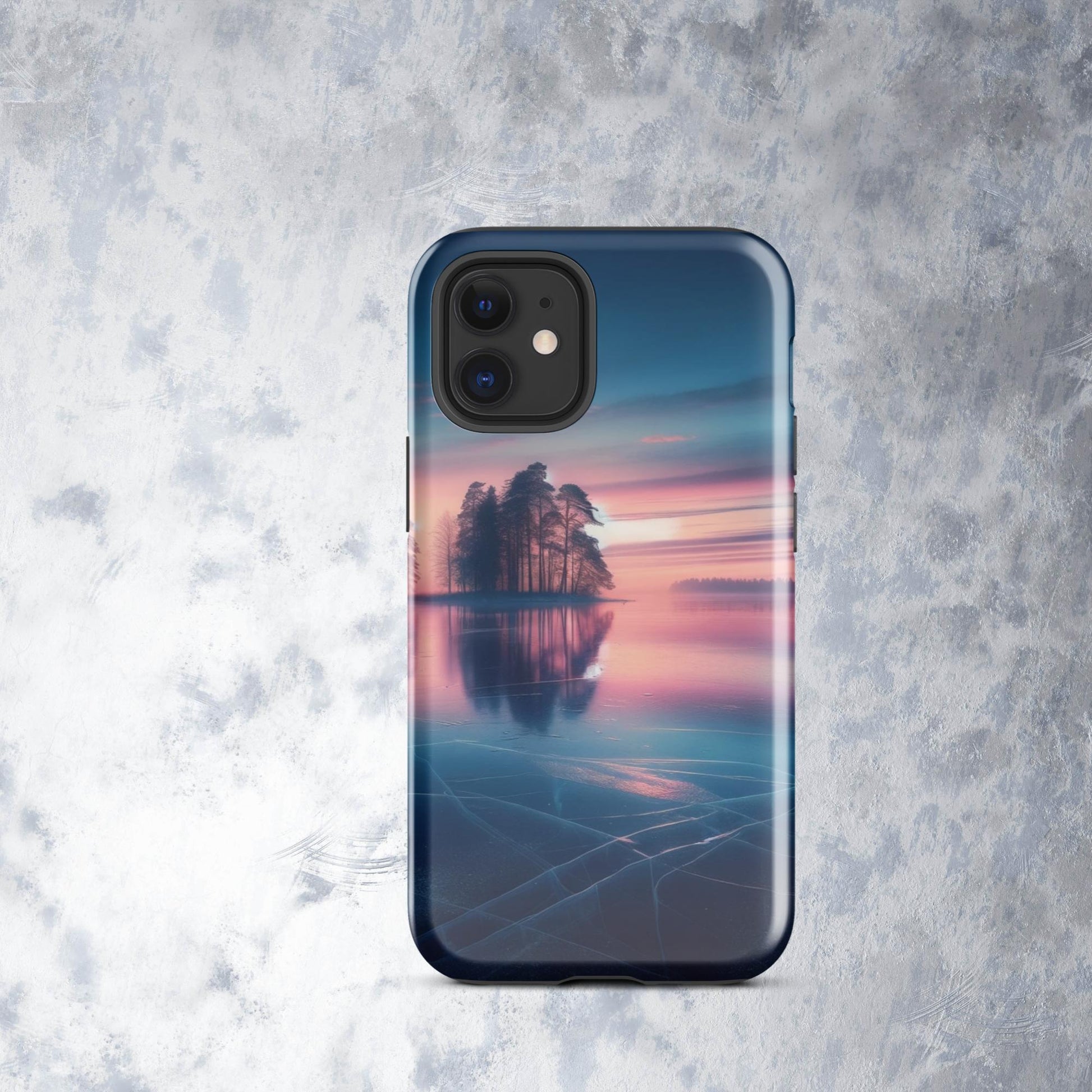 The Hologram Hook Up Glossy / iPhone 12 mini Beauty On Ice Tough Case for iPhone®