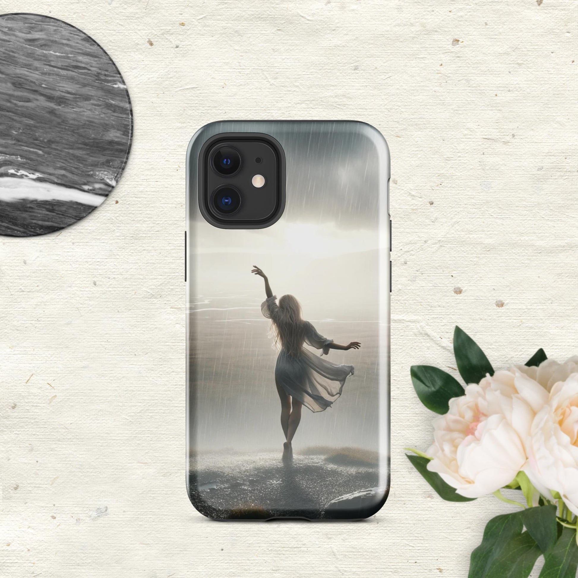 The Hologram Hook Up Glossy / iPhone 12 mini Rain Blessing Tough Case for iPhone®