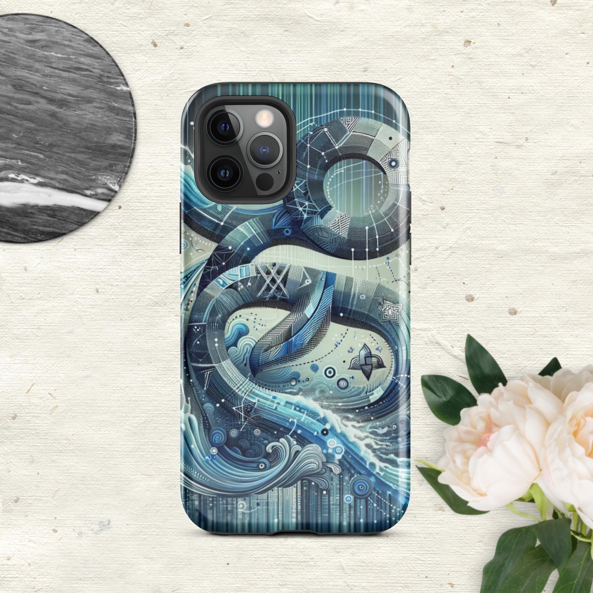 The Hologram Hook Up Glossy / iPhone 12 Pro Aquarius Tough Case for iPhone®