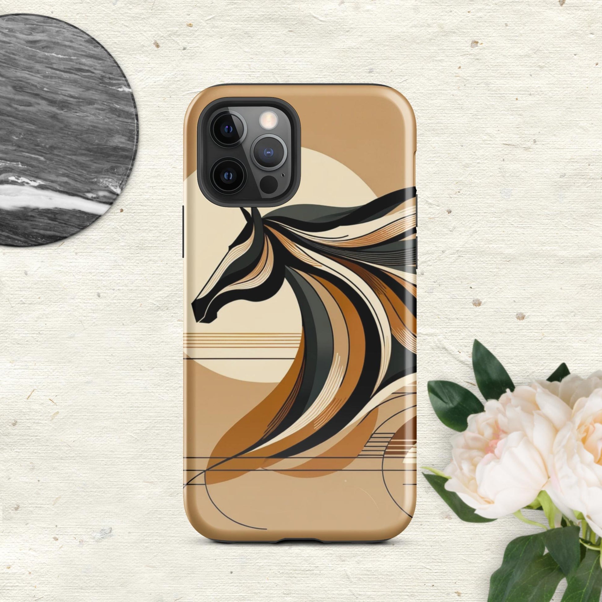 The Hologram Hook Up Glossy / iPhone 12 Pro Horse Icon Tough Case for iPhone®