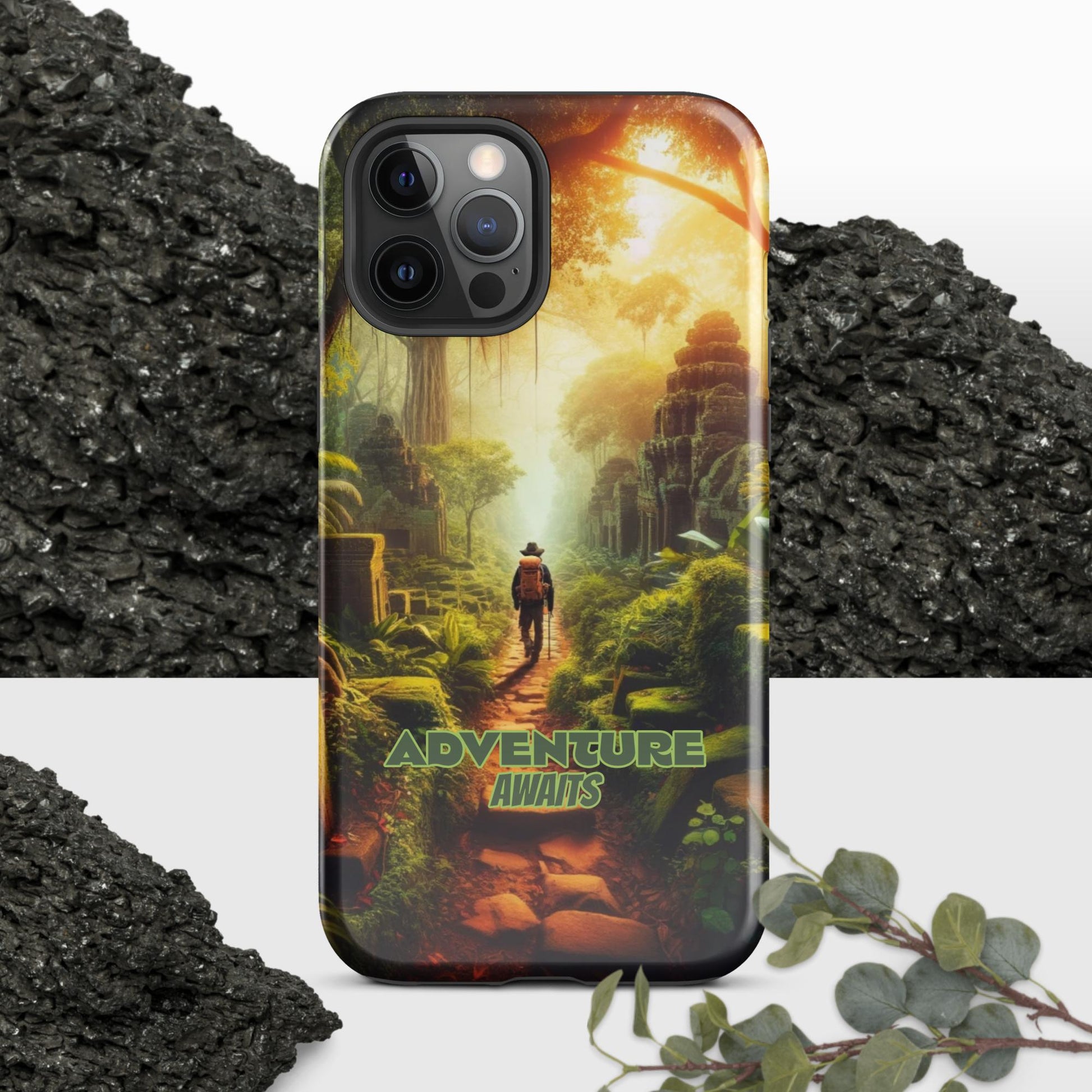 Trendyguard Glossy / iPhone 12 Pro Max Adventure Awaits Tough Case for iPhone®