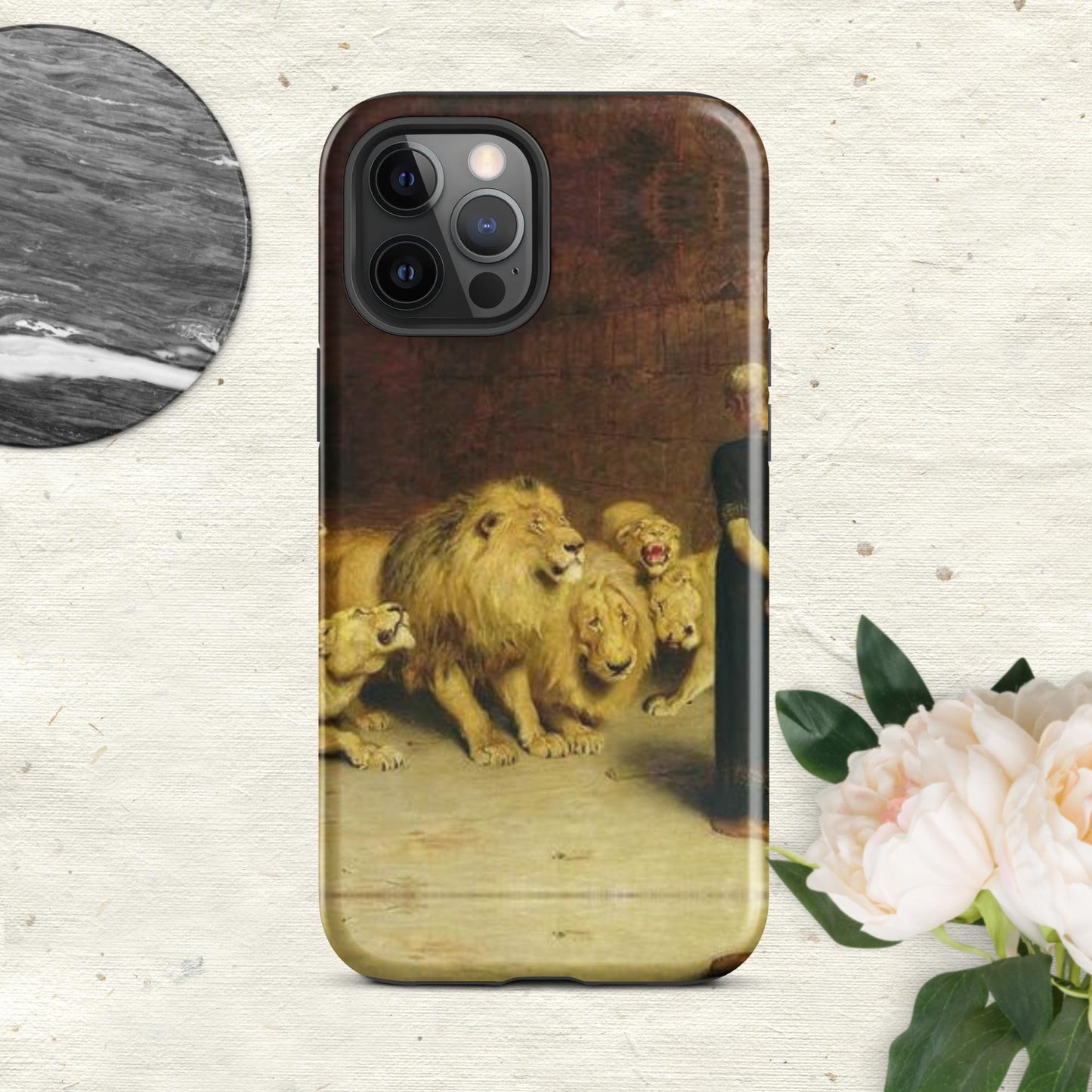 The Hologram Hook Up Glossy / iPhone 12 Pro Max Briton's Lions Tough Case for iPhone®