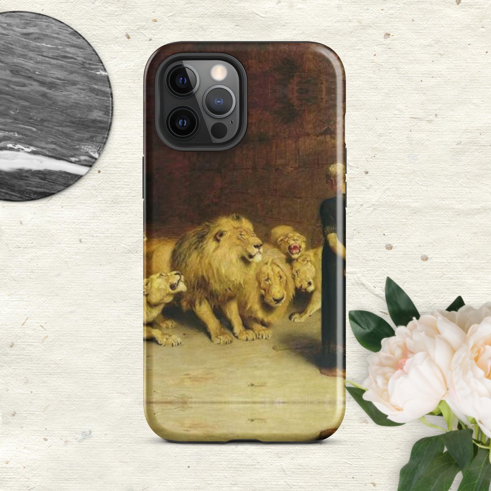 The Hologram Hook Up Glossy / iPhone 12 Pro Max Briton's Lions Tough Case for iPhone®