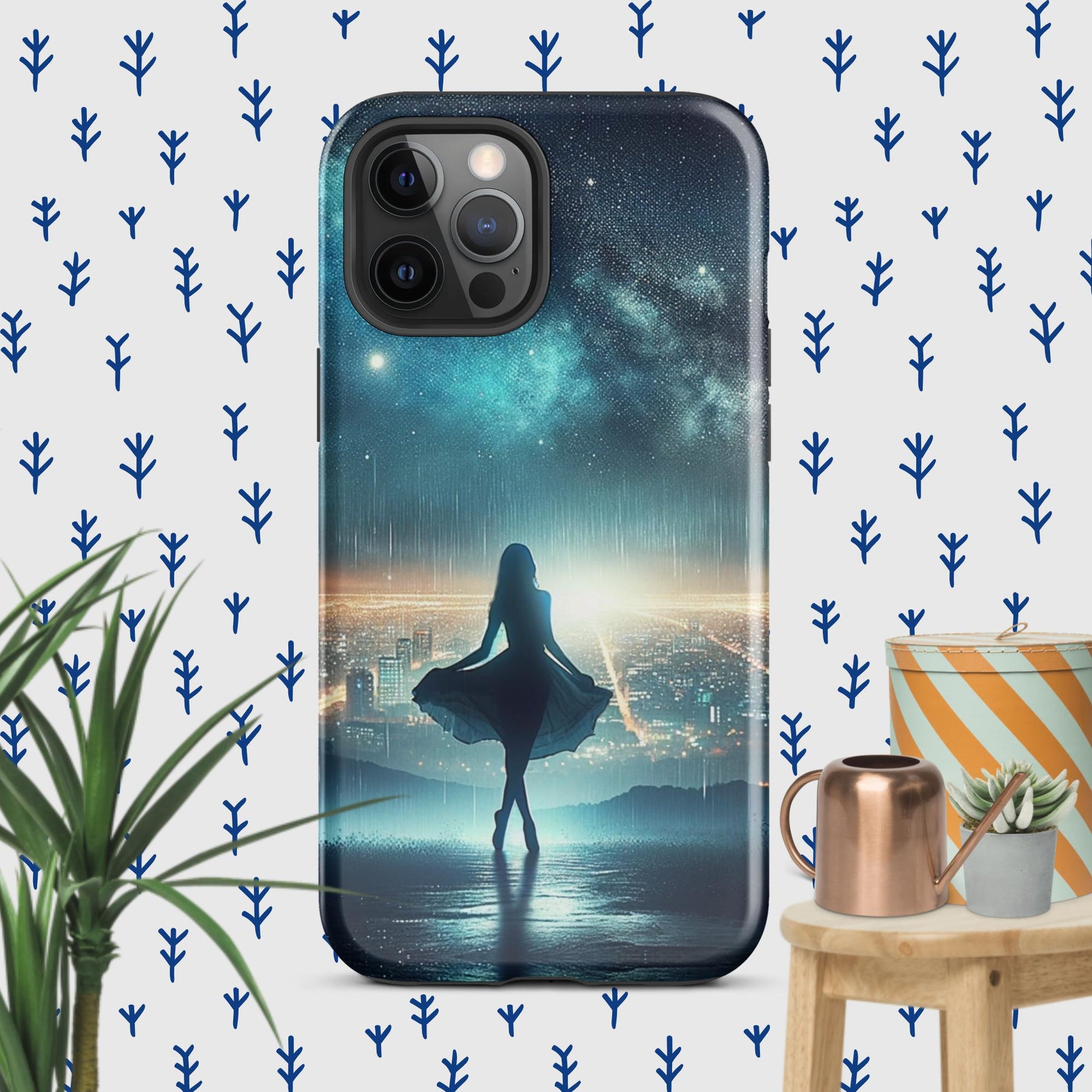 The Hologram Hook Up Glossy / iPhone 12 Pro Max Night Dance Tough Case for iPhone®