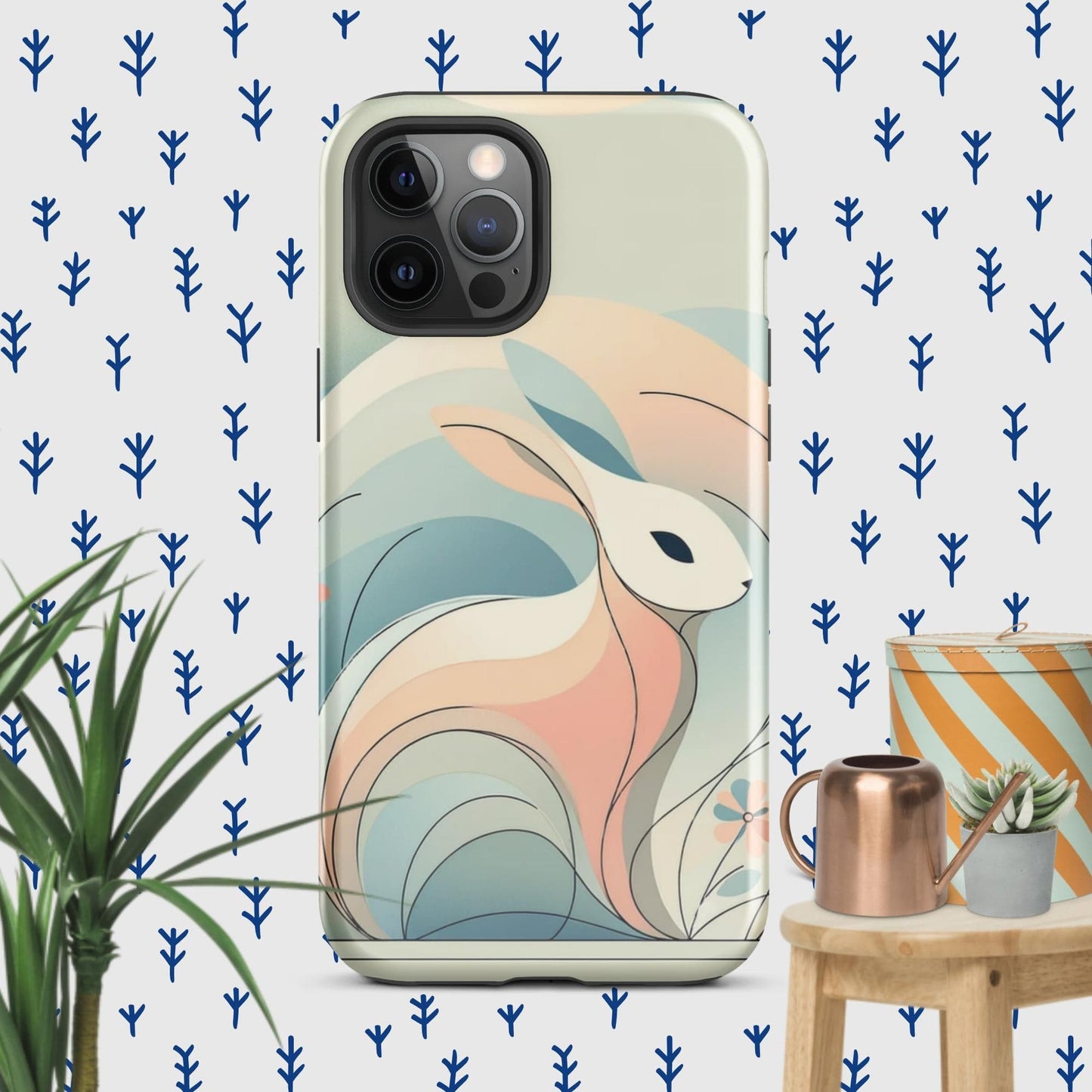 The Hologram Hook Up Glossy / iPhone 12 Pro Max Rabbit Icon Tough Case for iPhone®