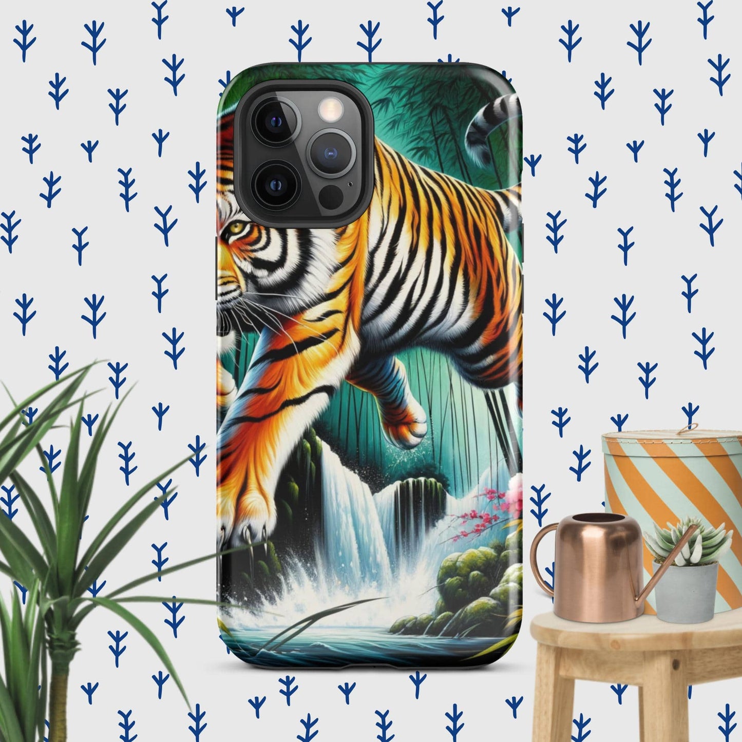 The Hologram Hook Up Glossy / iPhone 12 Pro Max Tiger Tough Case for iPhone®