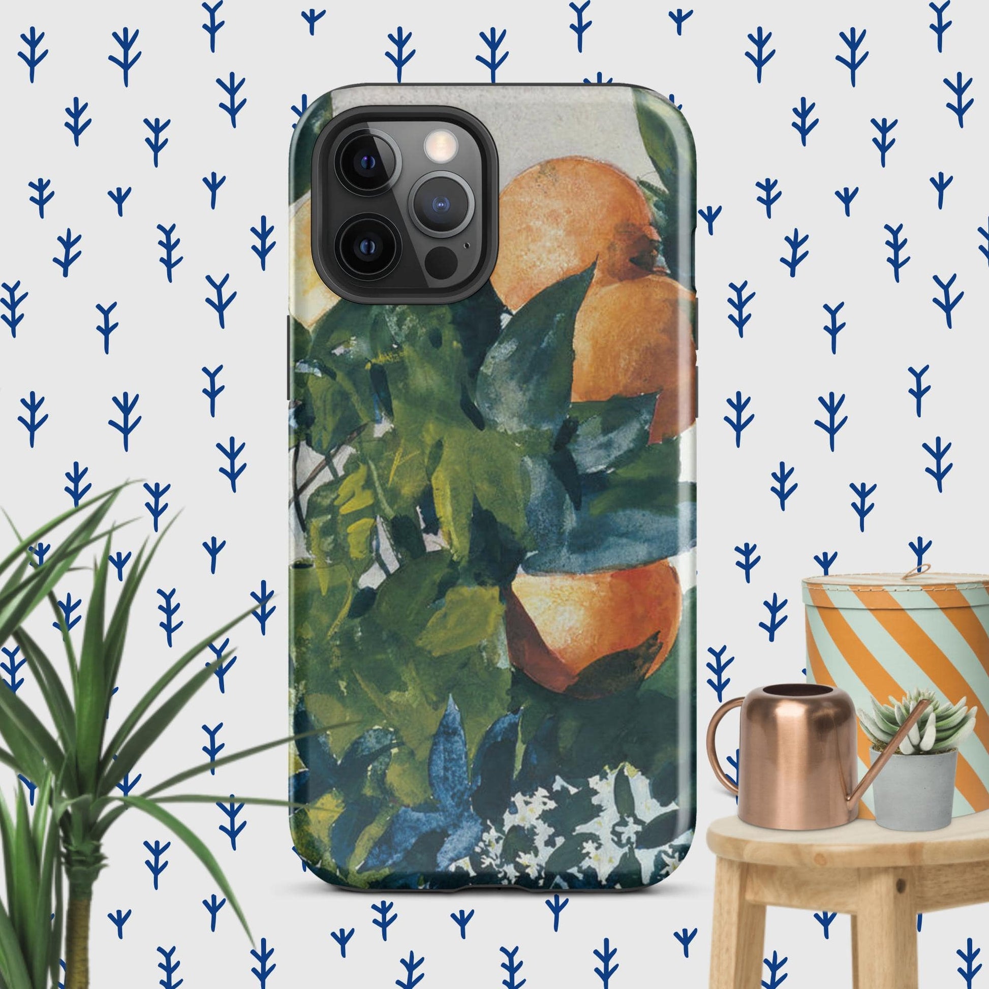 The Hologram Hook Up Glossy / iPhone 12 Pro Max Winslow's Oranges Tough Case for iPhone®