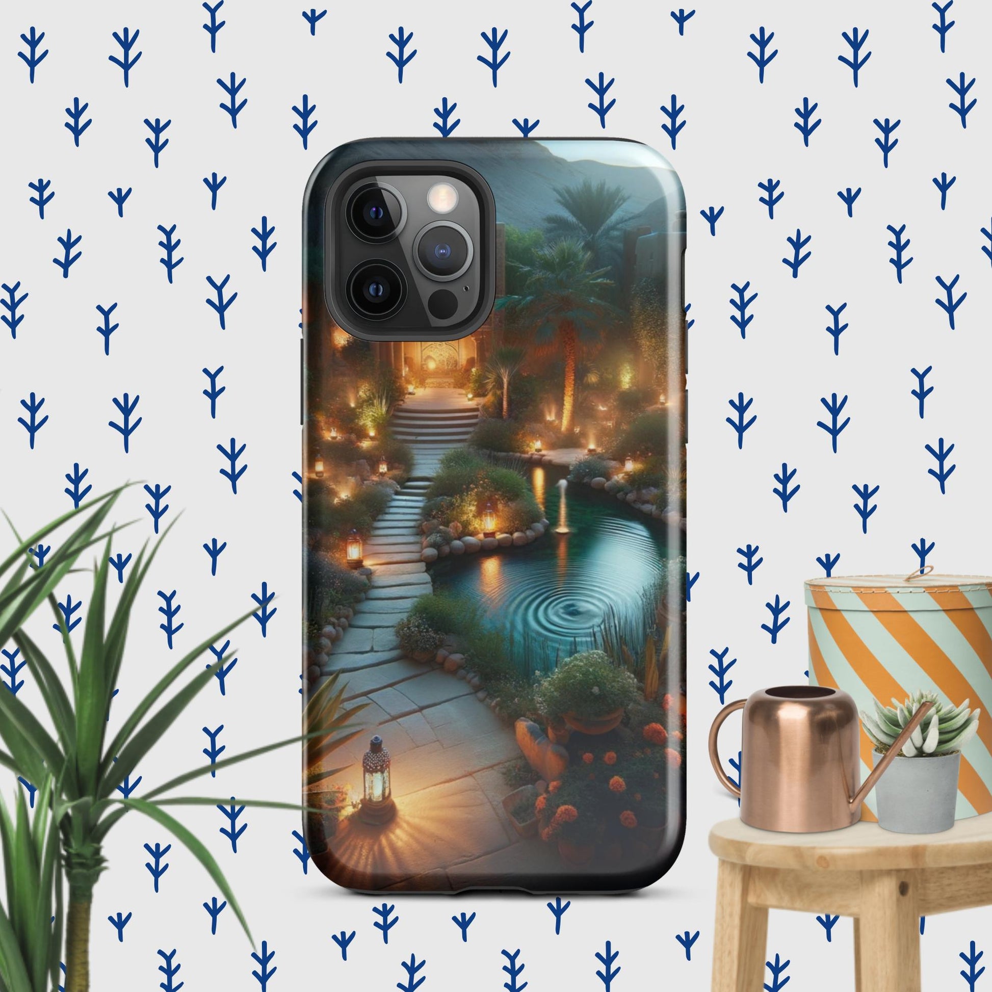 The Hologram Hook Up Glossy / iPhone 12 Pro Peaceful Tranquility Tough Case for iPhone®