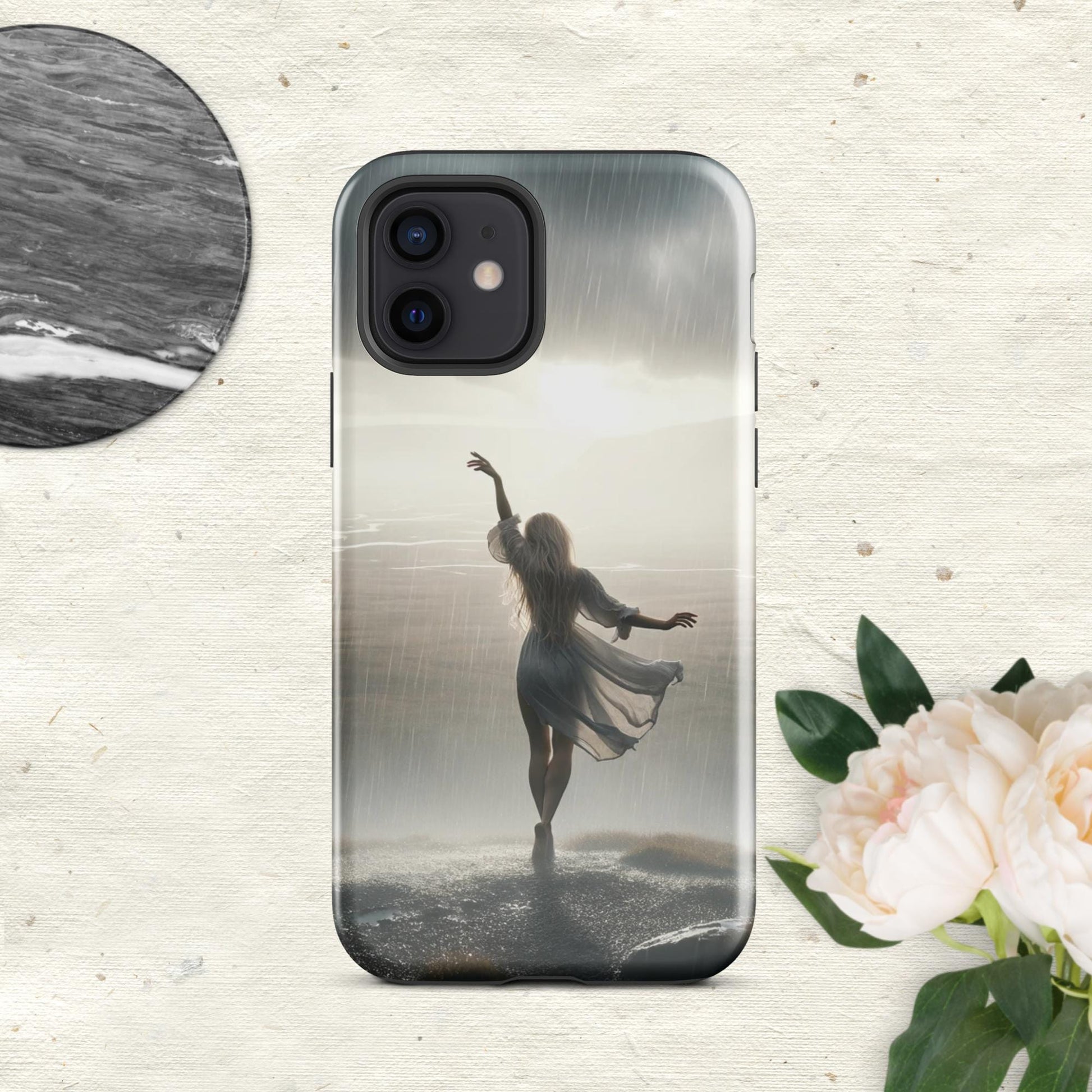 The Hologram Hook Up Glossy / iPhone 12 Rain Blessing Tough Case for iPhone®