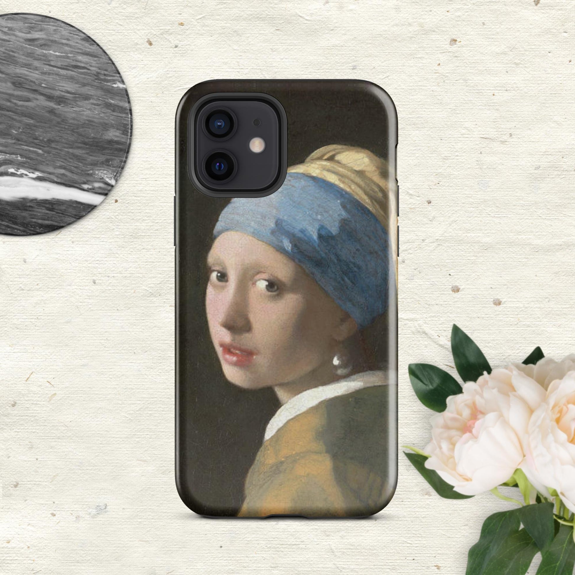 The Hologram Hook Up Glossy / iPhone 12 Vermeer's Pearl Tough Case for iPhone®