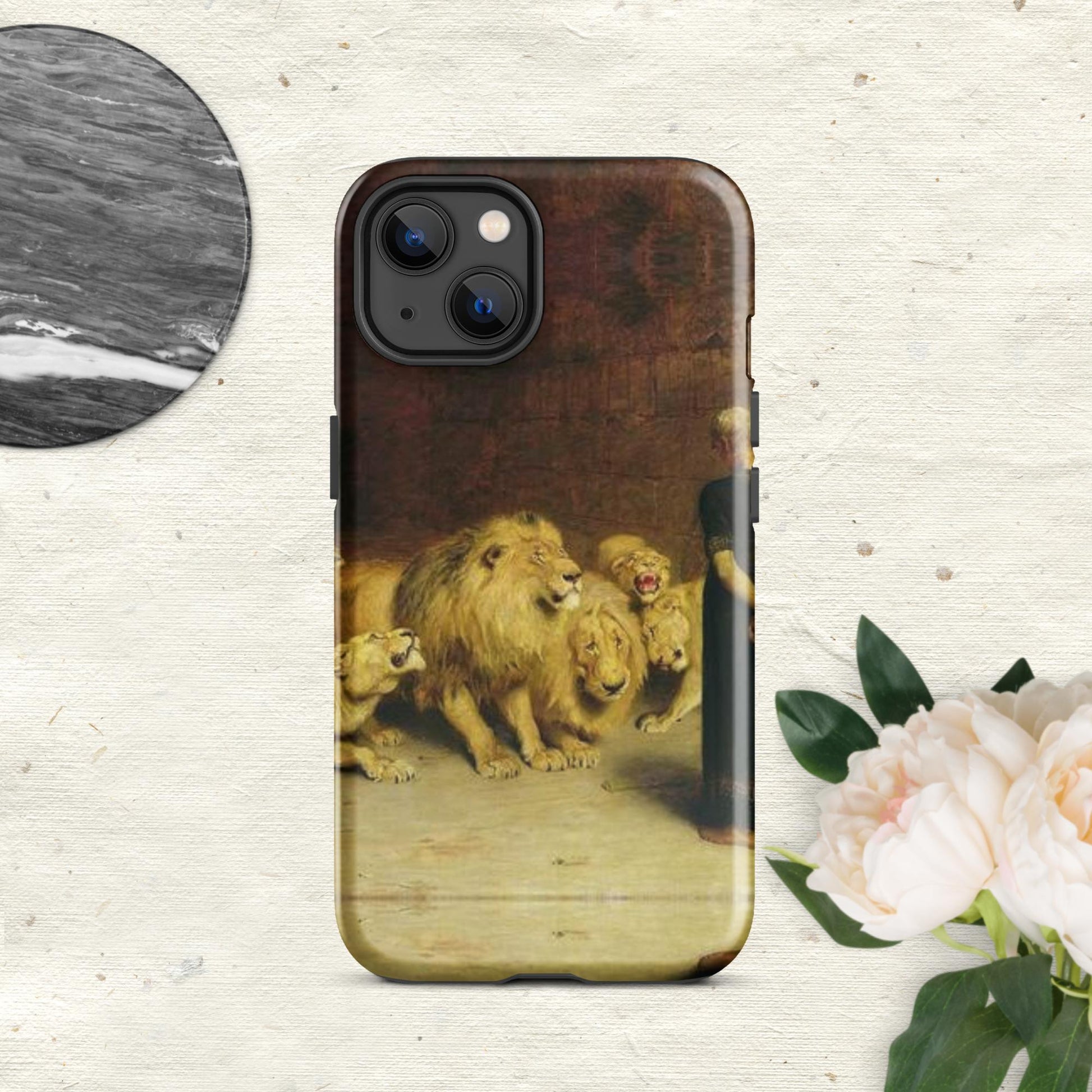 The Hologram Hook Up Glossy / iPhone 13 Briton's Lions Tough Case for iPhone®