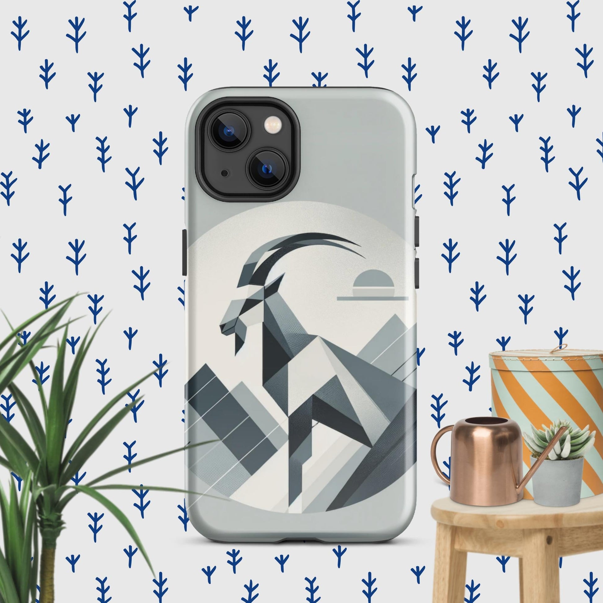 The Hologram Hook Up Glossy / iPhone 13 Goat Icon Tough Case for iPhone®