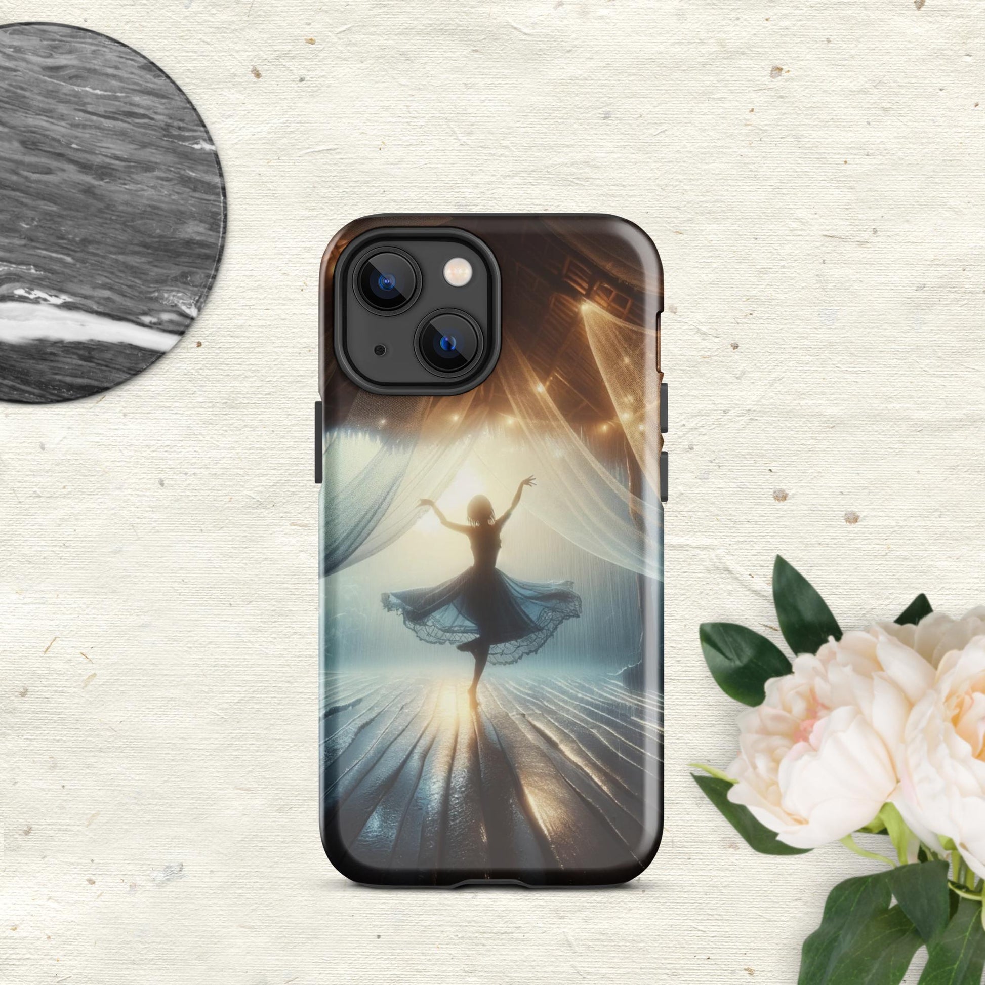 The Hologram Hook Up Glossy / iPhone 13 mini Always Dancing Tough Case for iPhone®
