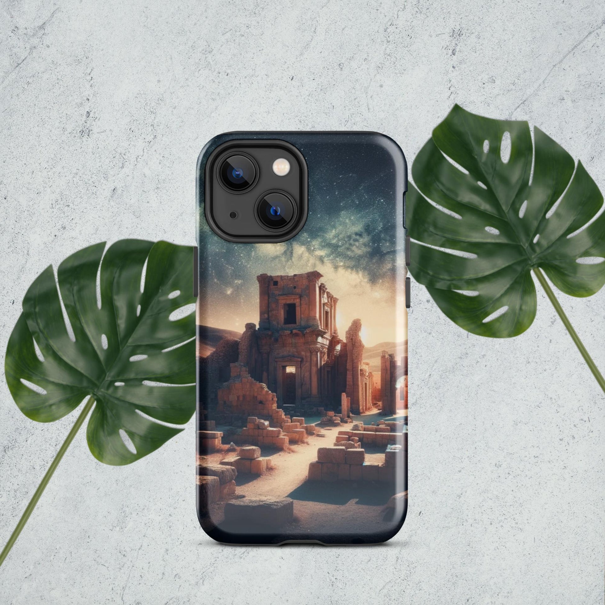 The Hologram Hook Up Glossy / iPhone 13 mini Ancient Riches Tough Case for iPhone®