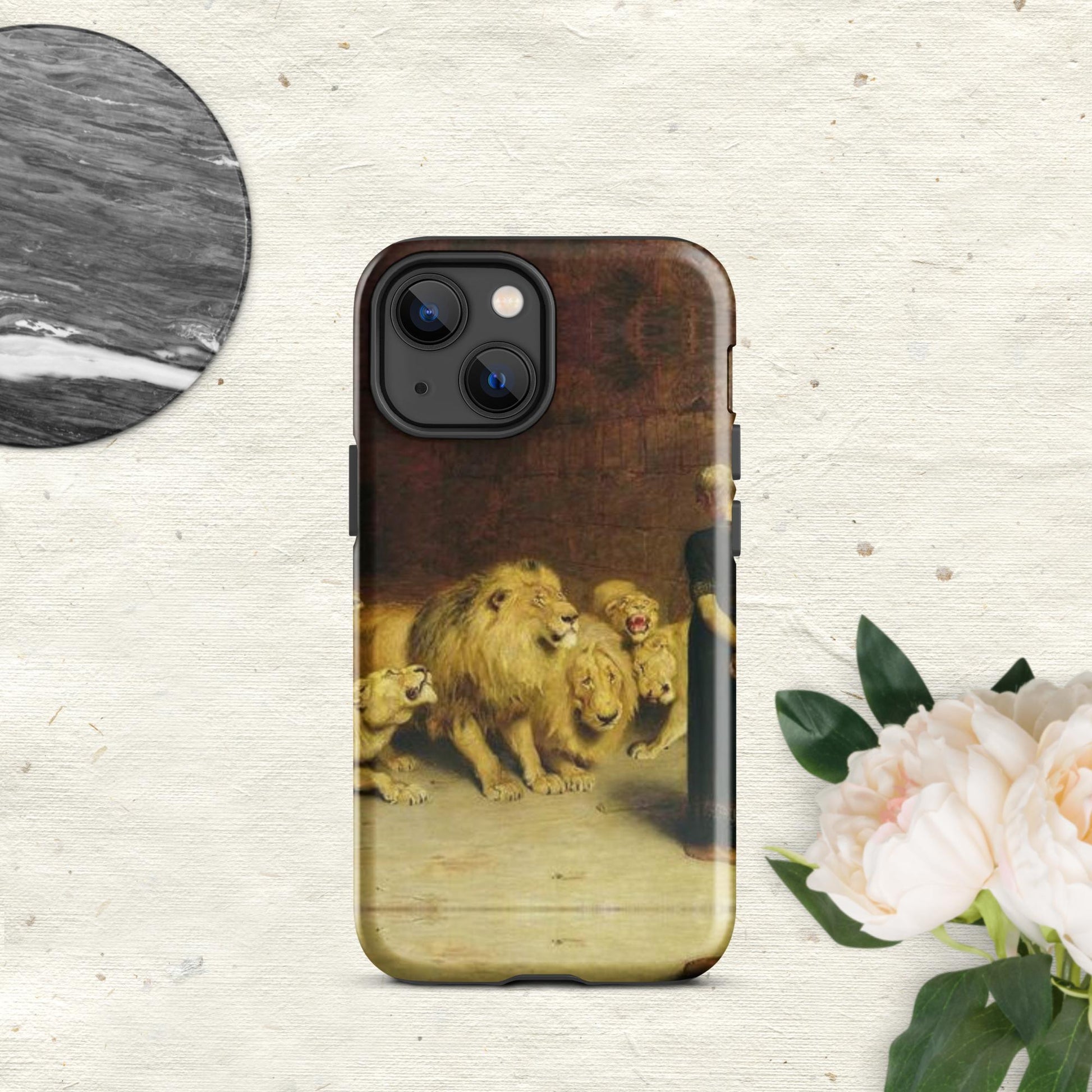 The Hologram Hook Up Glossy / iPhone 13 mini Briton's Lions Tough Case for iPhone®